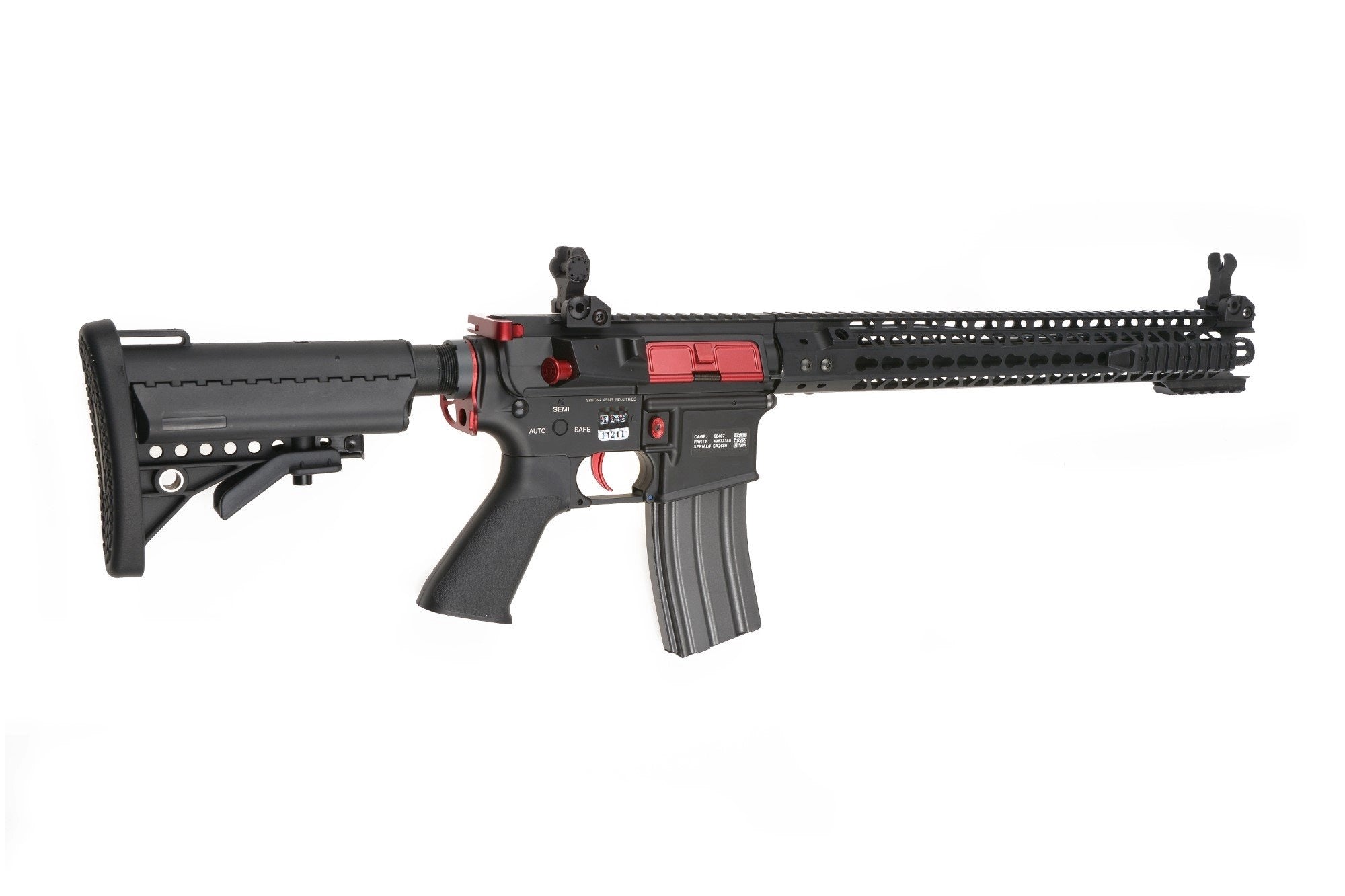 Specna Arms SA-V26 ONE™ SAEC™ Kestrel™ ETU Red Edition ASG Carbine-13