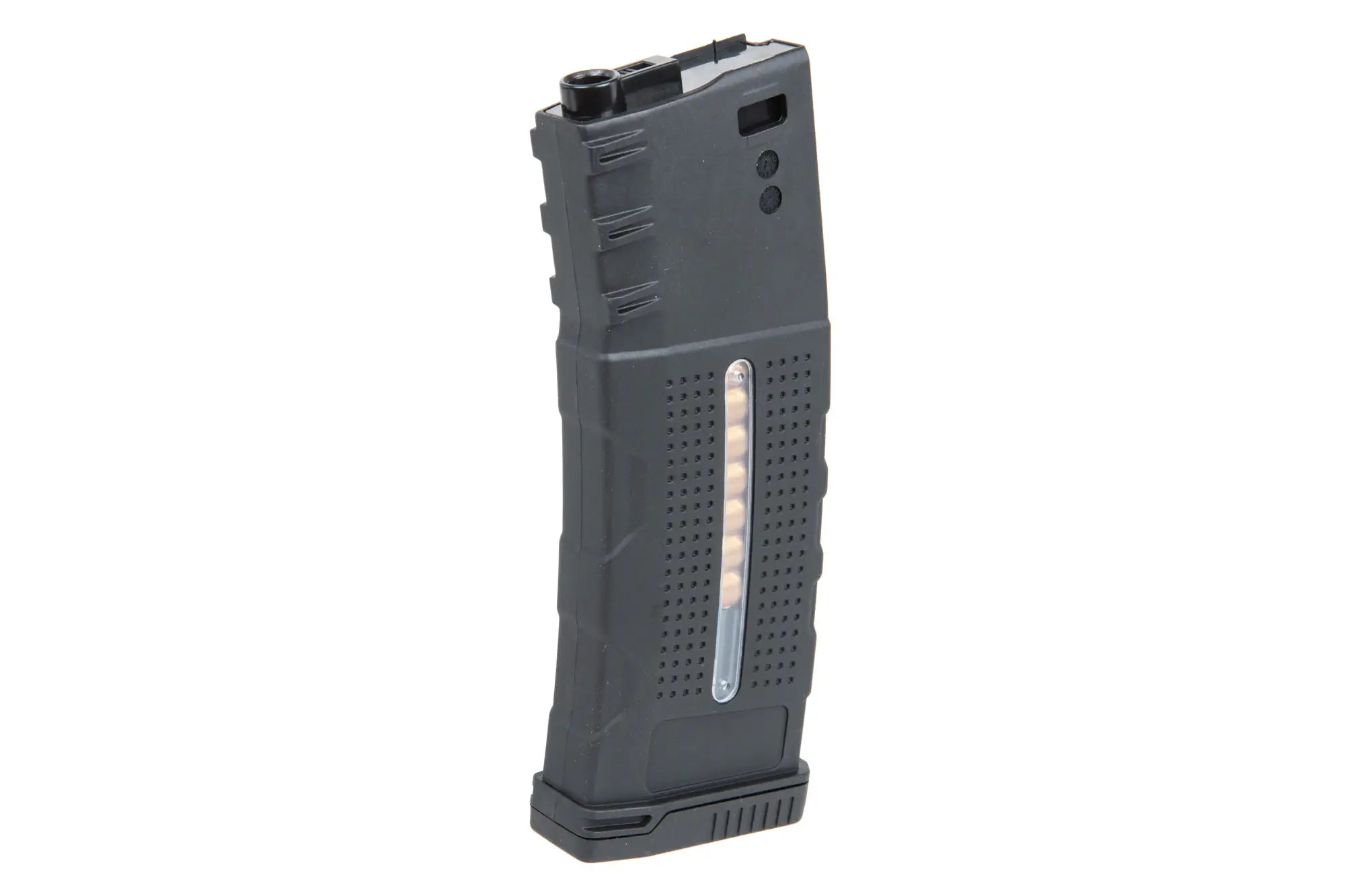 Polymer Mid-Cap Magazine for 150 Tornado BBs with dummy cartridges for M4/M16 replicas Black-1