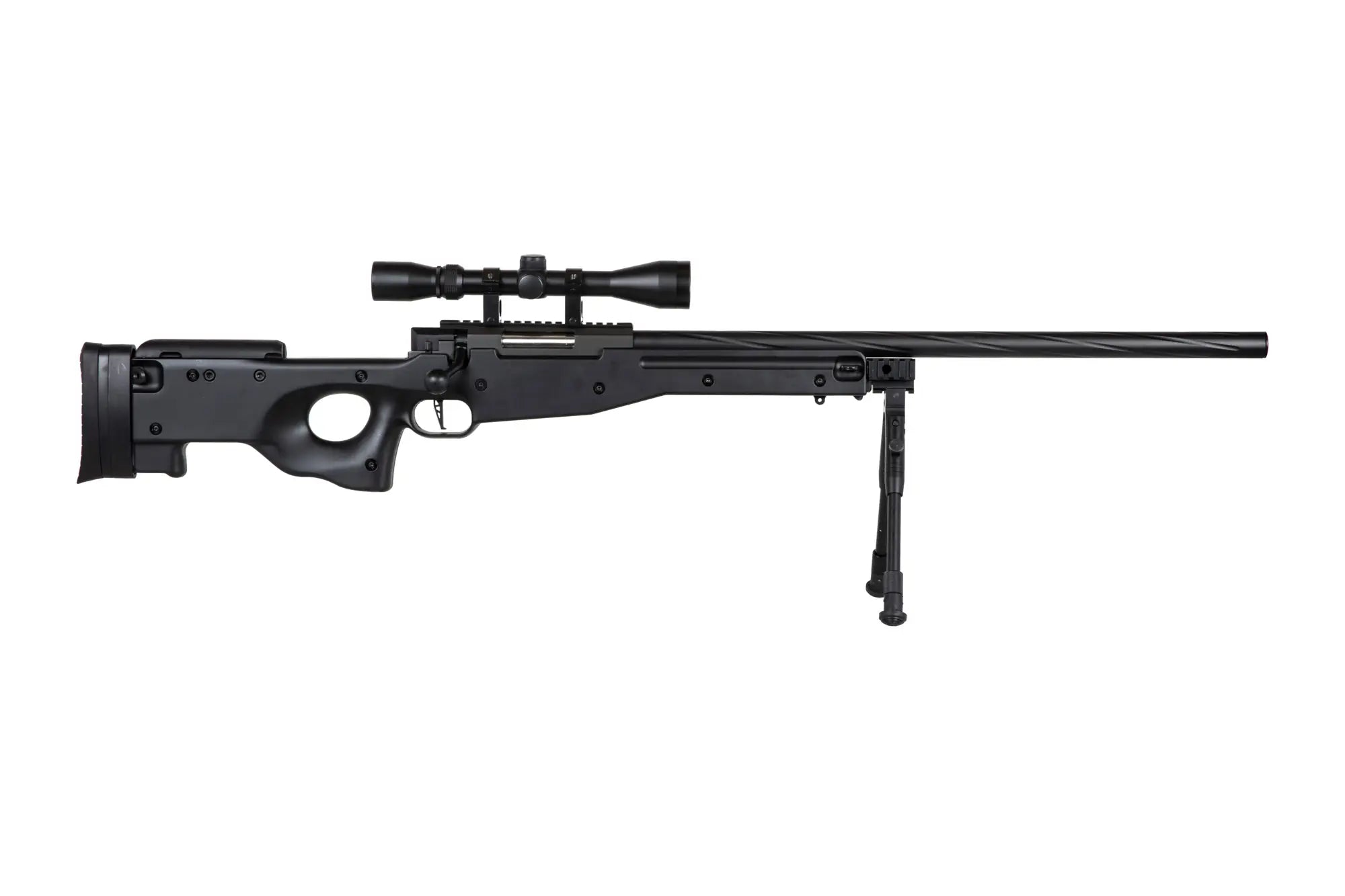 Specna Arms SA-S11 sniper airsoft rifle with scope and bipod Black-5