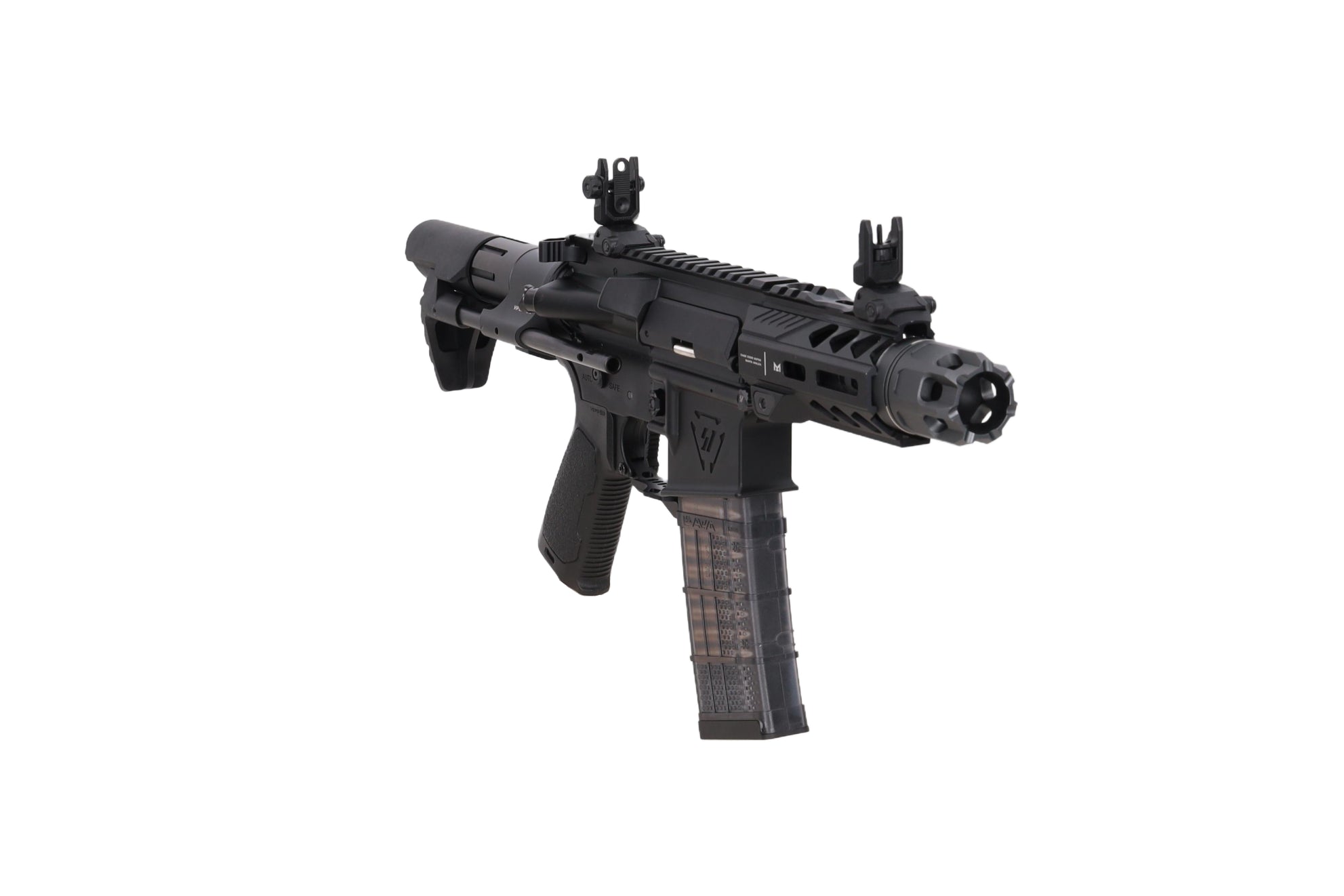 Strike Industries x EMG Raider PDW CGS CQB GBBR 4" Carbine – Black-19