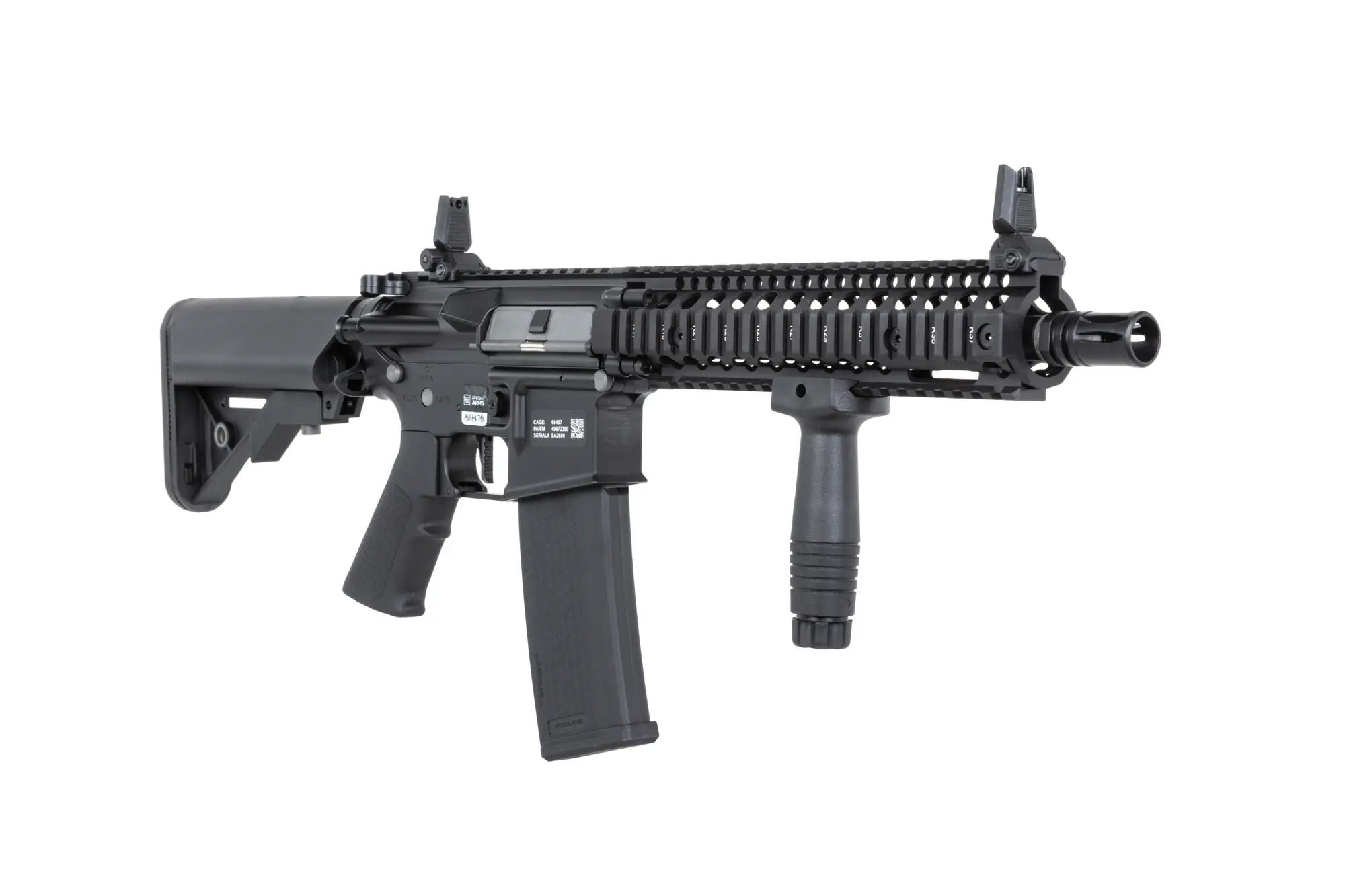 Daniel Defense MK18 SA-E19 EDGE HAL ETU Single Fire Only airsoft rifle
