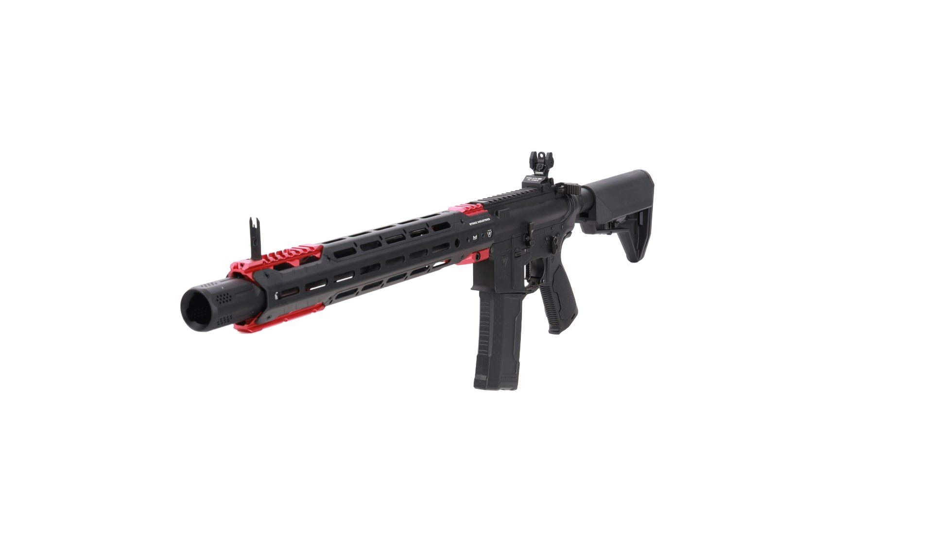 King Arms x Strike Industries Sentinel GRIDLOK® 15" Aster SE ETU Black and Red airsoft Carbine-11