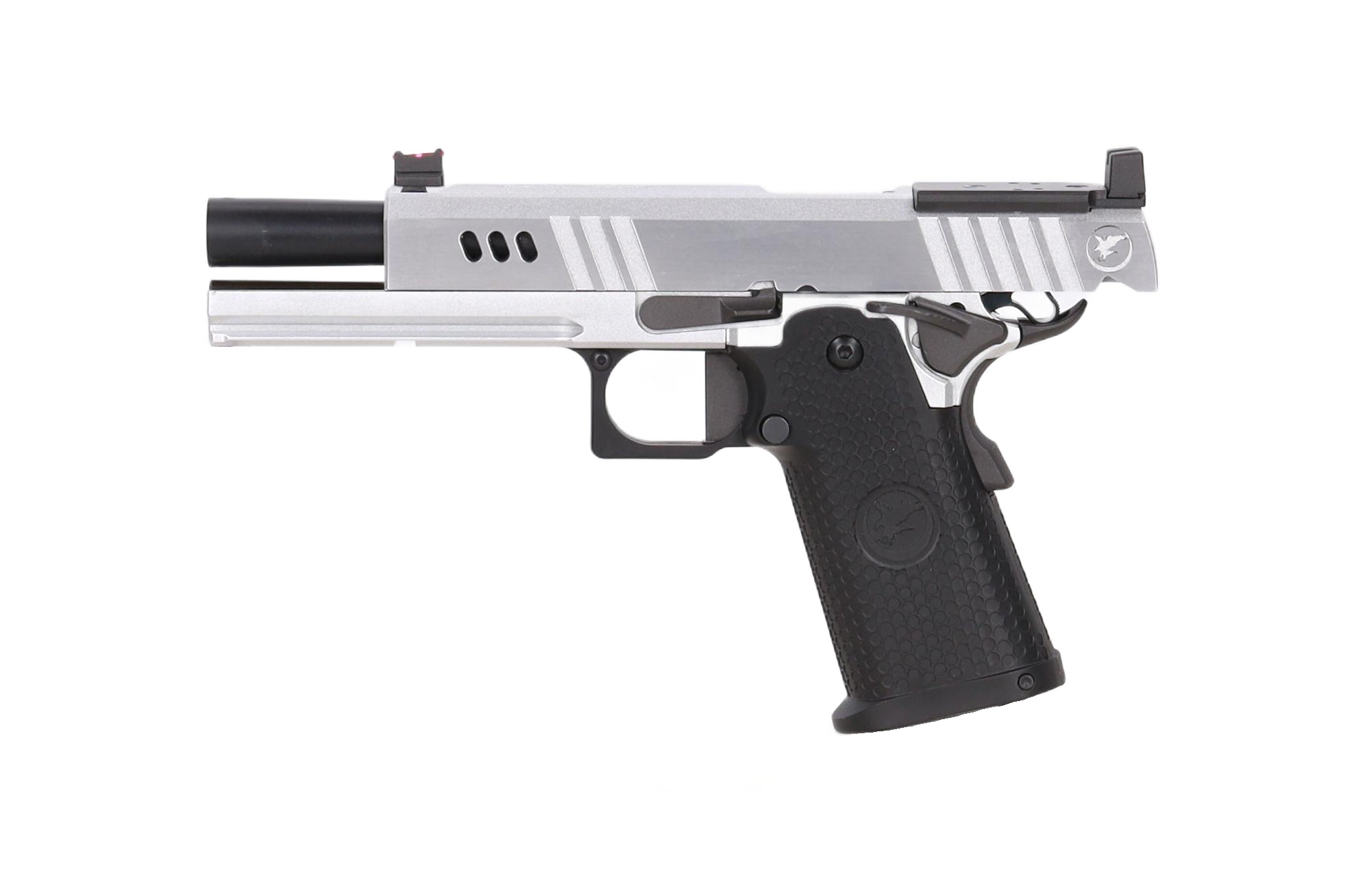 RWA Nighthawk Custom BDS9 GBB Pistol Optics Ready – Silver-14
