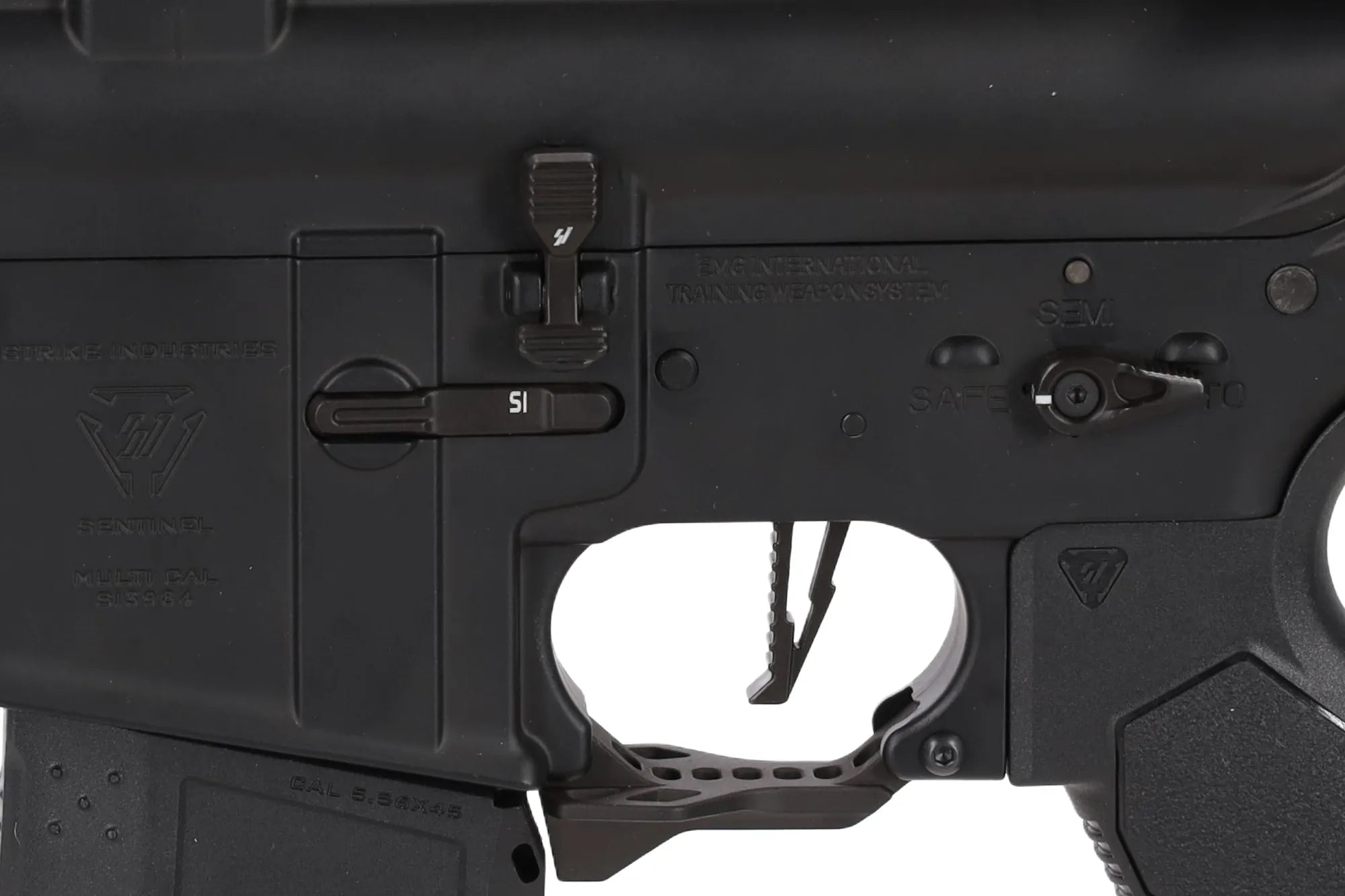 King Arms x Strike Industries Sentinel GRIDLOK® 15" Aster SE ETU airsoft Carbine Black-14