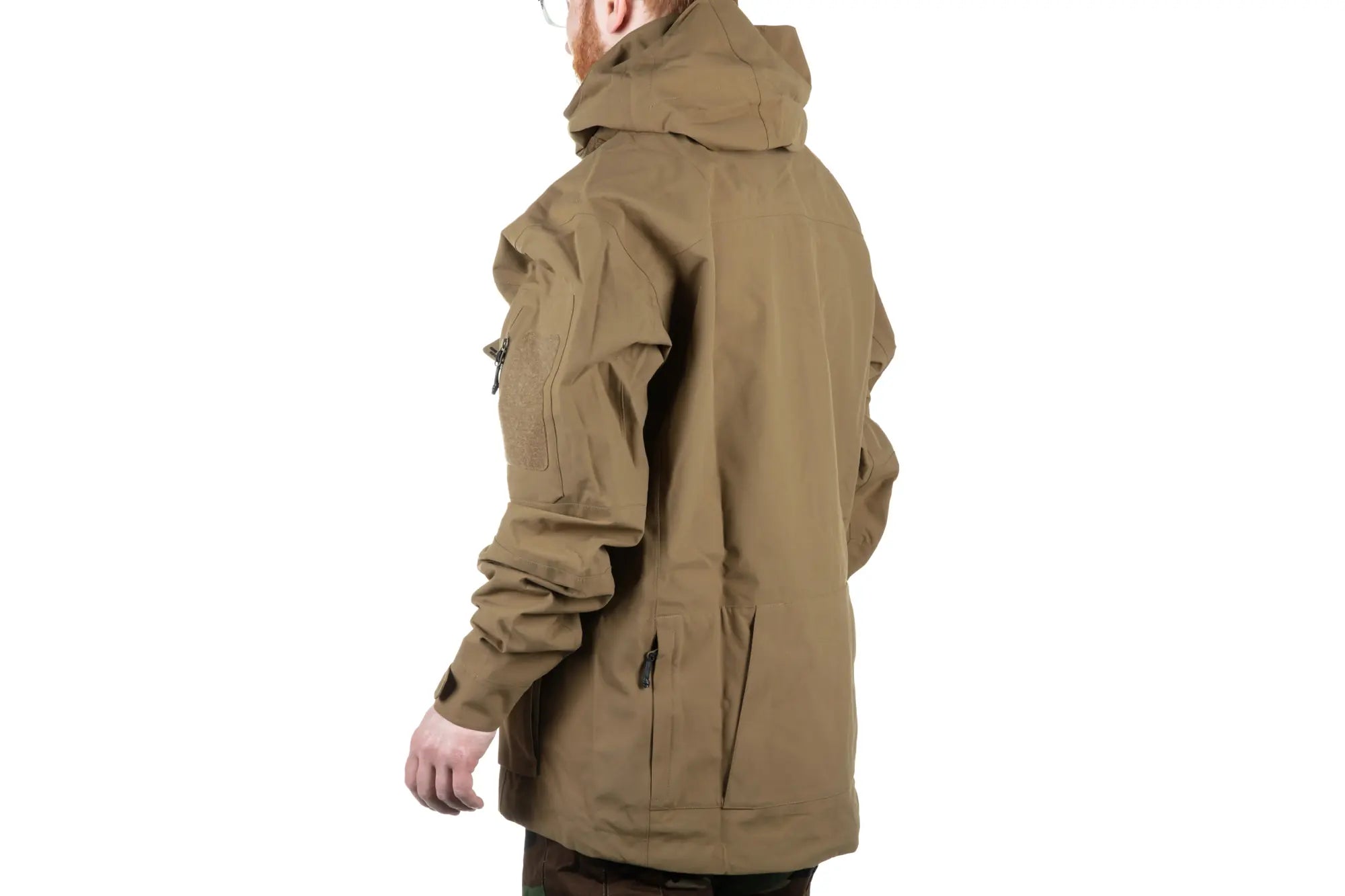 Emerson Blue Label 'Dimorphic Egret' Khaki Softshell Jacket-4