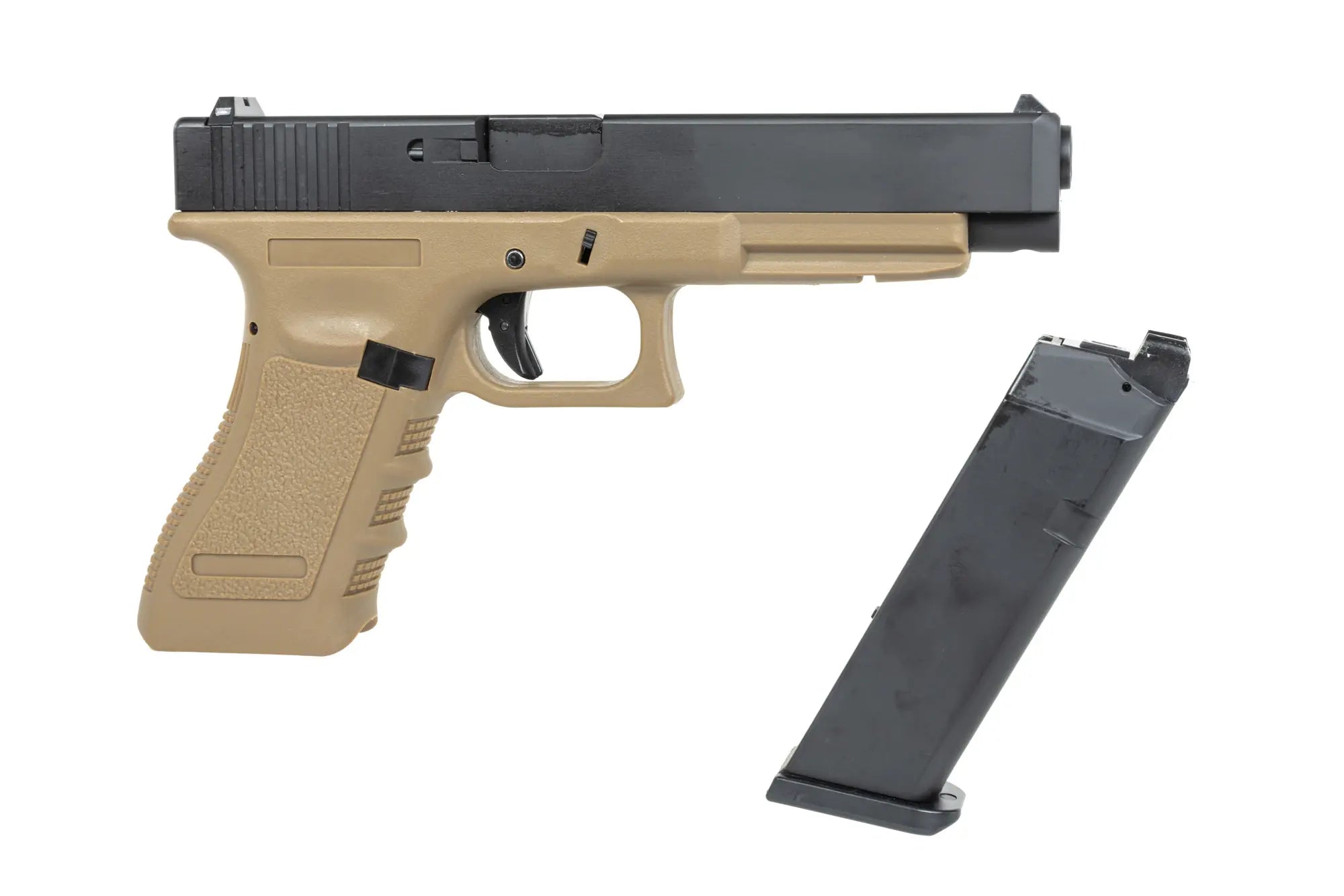 E&amp;C EC-1201 Half-Tan airsoft pistol-6