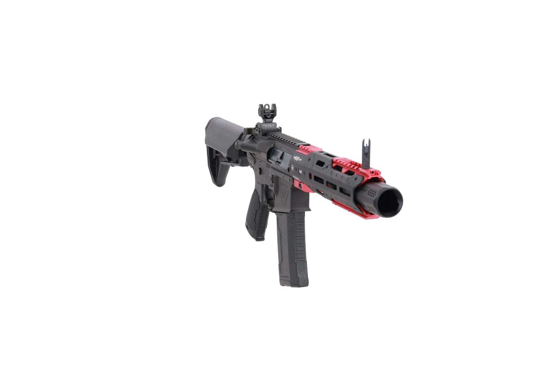 King Arms x Strike Industries Sentinel GRIDLOK® 8.5" Aster SE ETU Black and Red airsoft Carbine-12