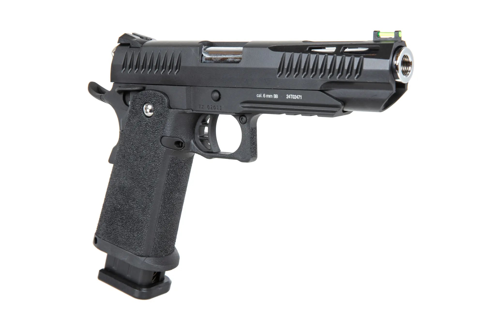 Airsoft Gas Pistol Modify Trinity Hi-Capa 5.1  nylon slide Black-6