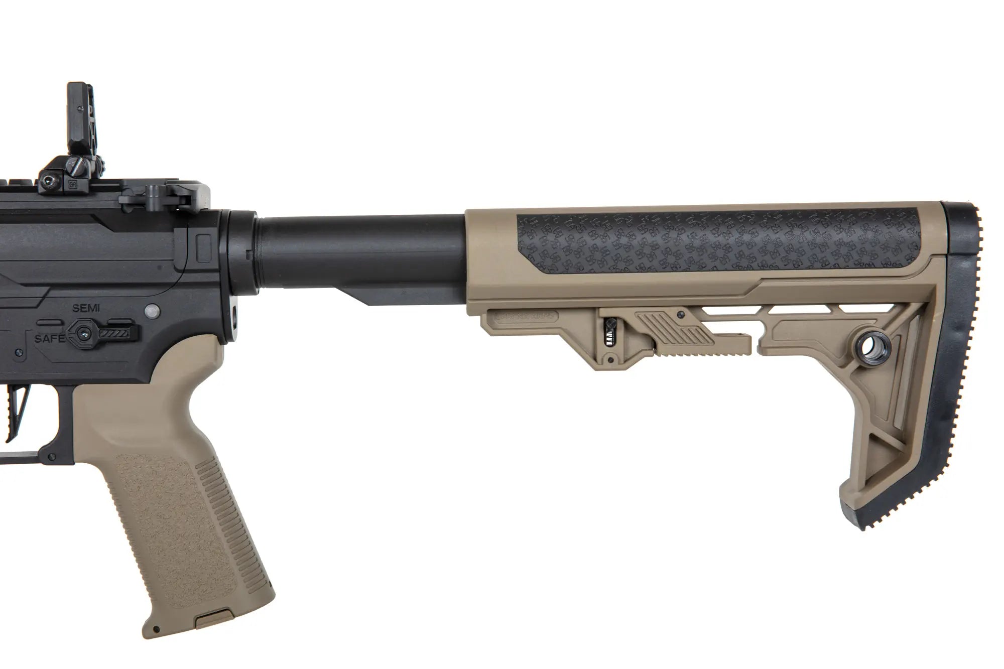 Specna Arms SA-F05-RL FLEX™ Light Ops Stock/ New Receiver HAL ETU™ Half-Tan airsoft Carbine-12