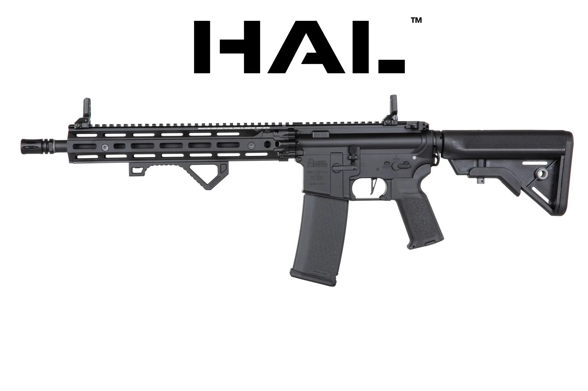 Daniel Defense® SA RISIII 14.5'' EDGE™ HAL ETU™ airsoft rifle Black-11