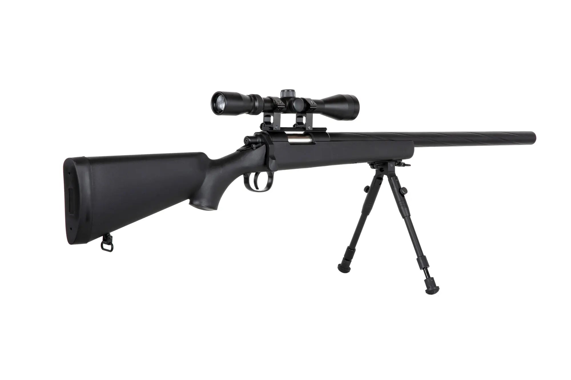 Specna Arms SA-S12 sniper airsoft rifle with scope and bipod Black-5