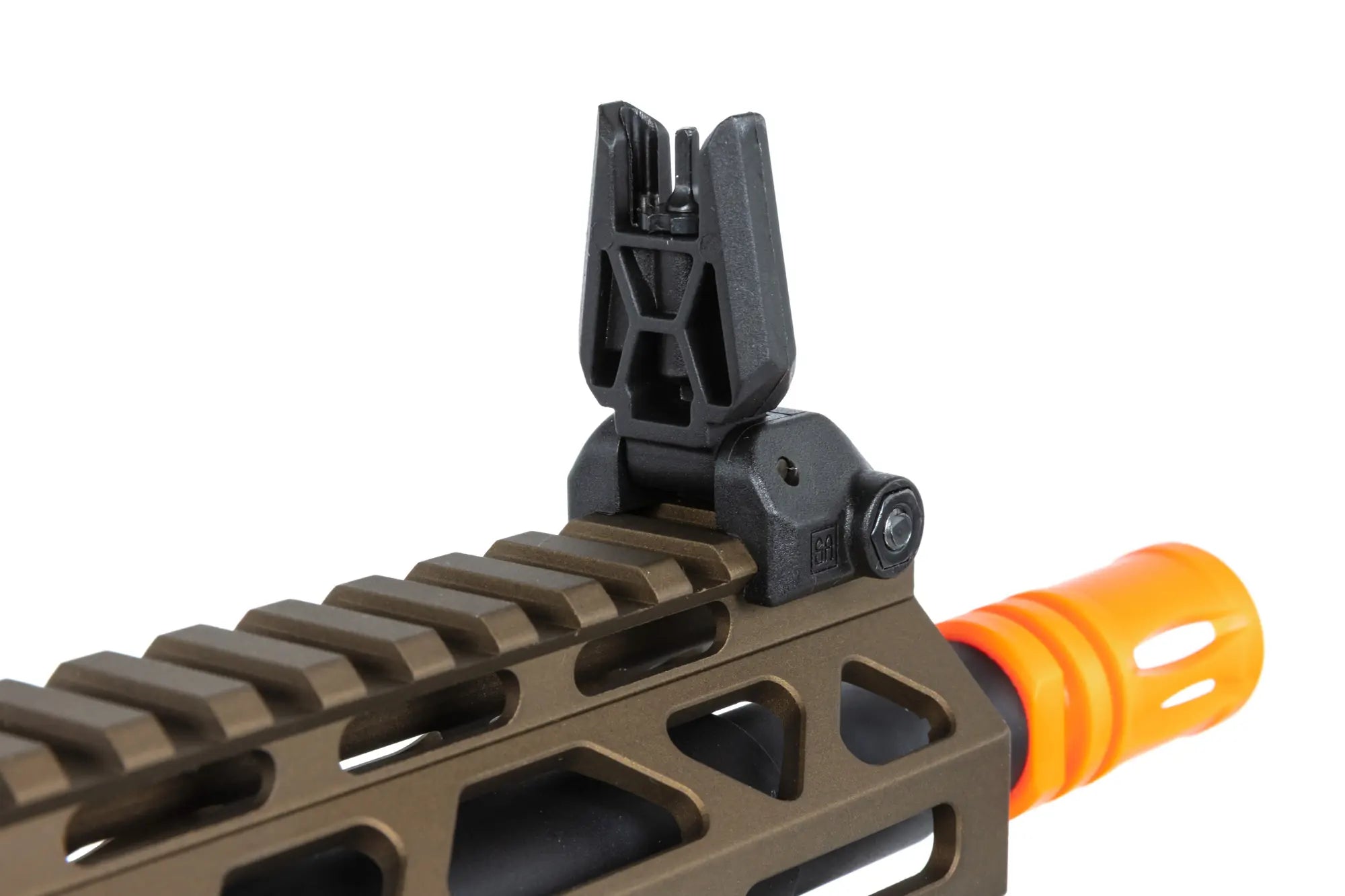 RRA SA-E25 HAL ETU Chaos Bronze Airsoft Replica with orange flash hider
