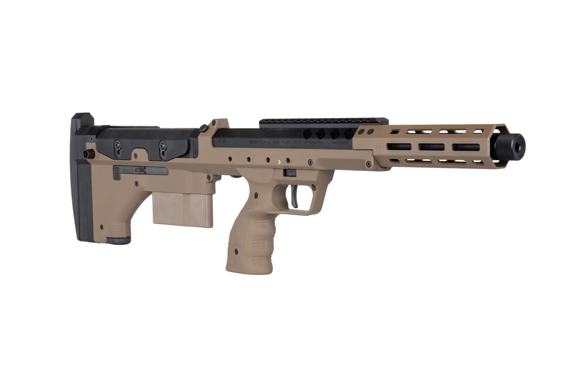 Desert Tech SRS-A2/pim/M2 Sport 16" (left-handed) FDE sniper airsoft rifle-5