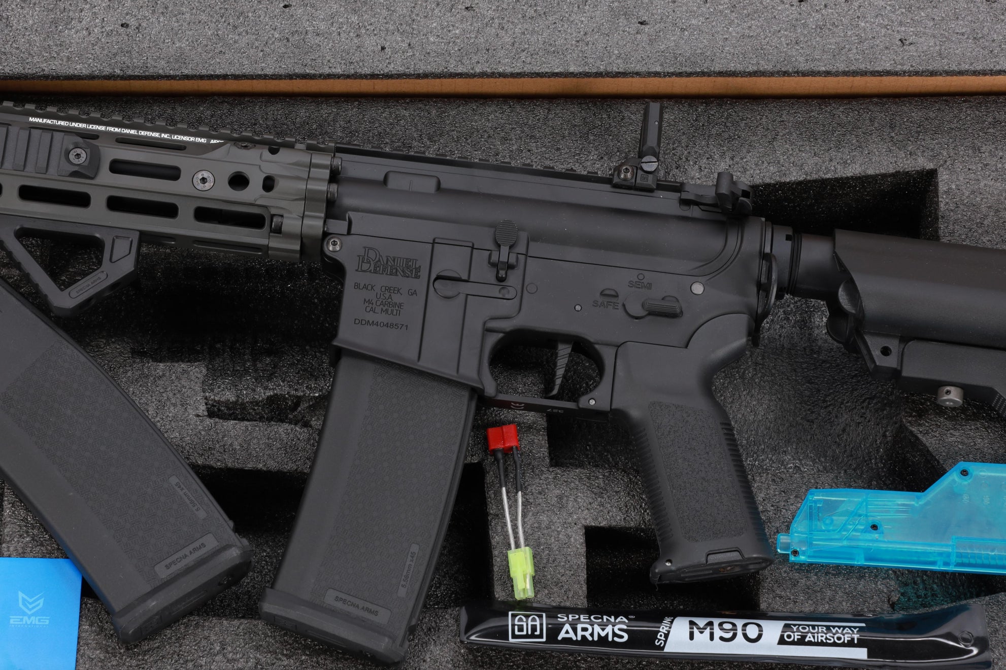 Daniel Defense RIS III 10.5'' SA-E27 EDGE HAL 2 ETU V2 Grey
