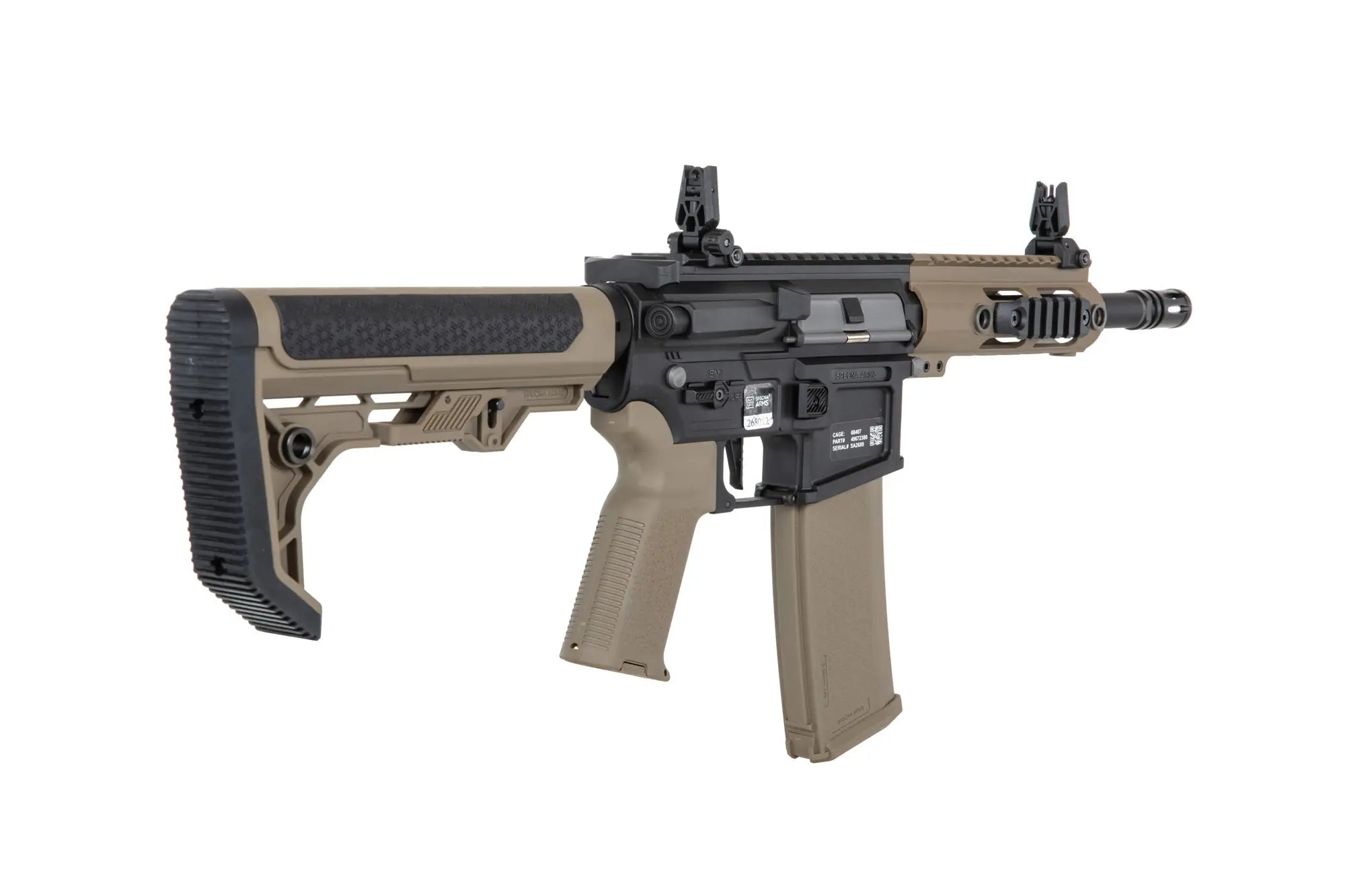 Specna Arms SA-F04-RL FLEX™ Light Ops Stock/ New Receiver HAL ETU™ Half-Tan airsoft Carbine-9