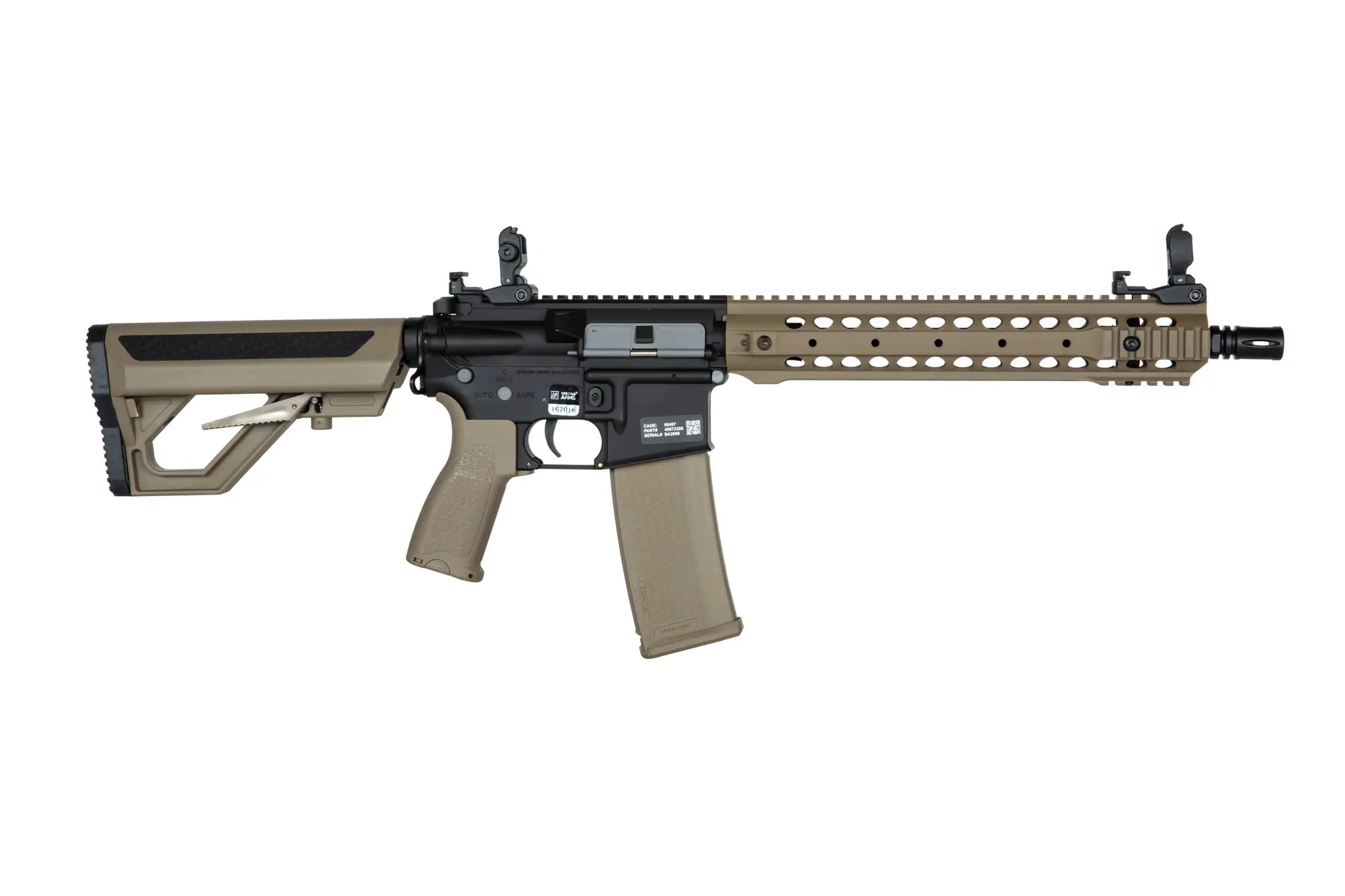 SA-E06 EDGE™ Heavy Ops Stock HAL2 ™ Half Tan Carbine Replica-12