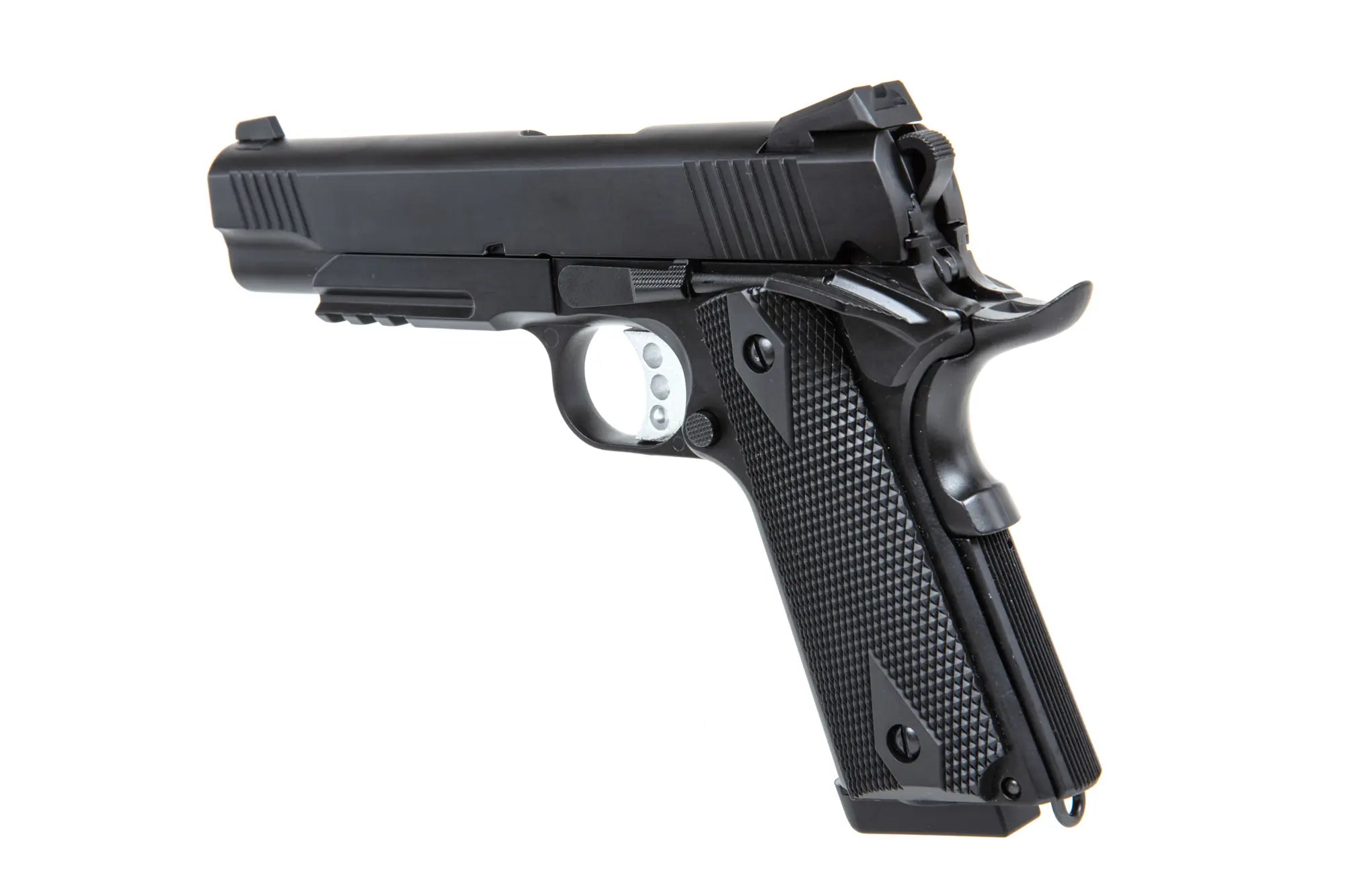 Double Bell M1911 302 Black pistol replica-7