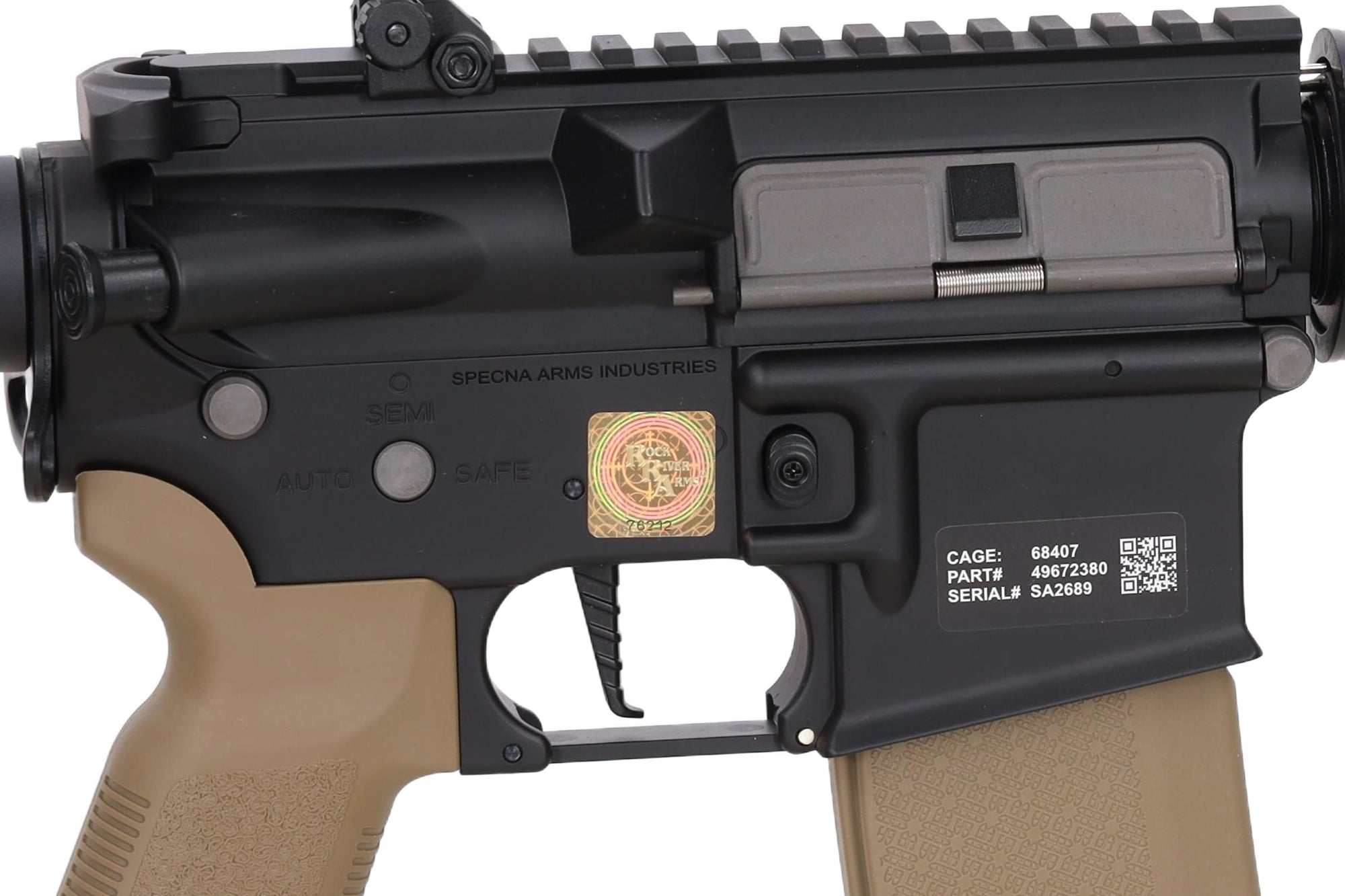 Rock River Arms M4/AR15 SA-E03 EDGE Gen.2 AEG Assault Rifle 14.5" – Half-Tan-13