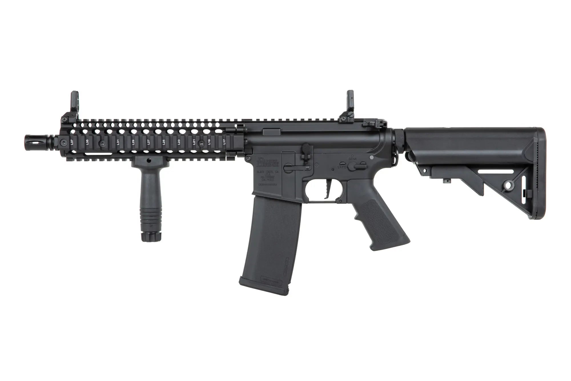 Specna Arms Daniel Defense® MK18 SA-P19 Prime™ HAL™ ETU airsoft Carbine with Brushless Motor Black-14