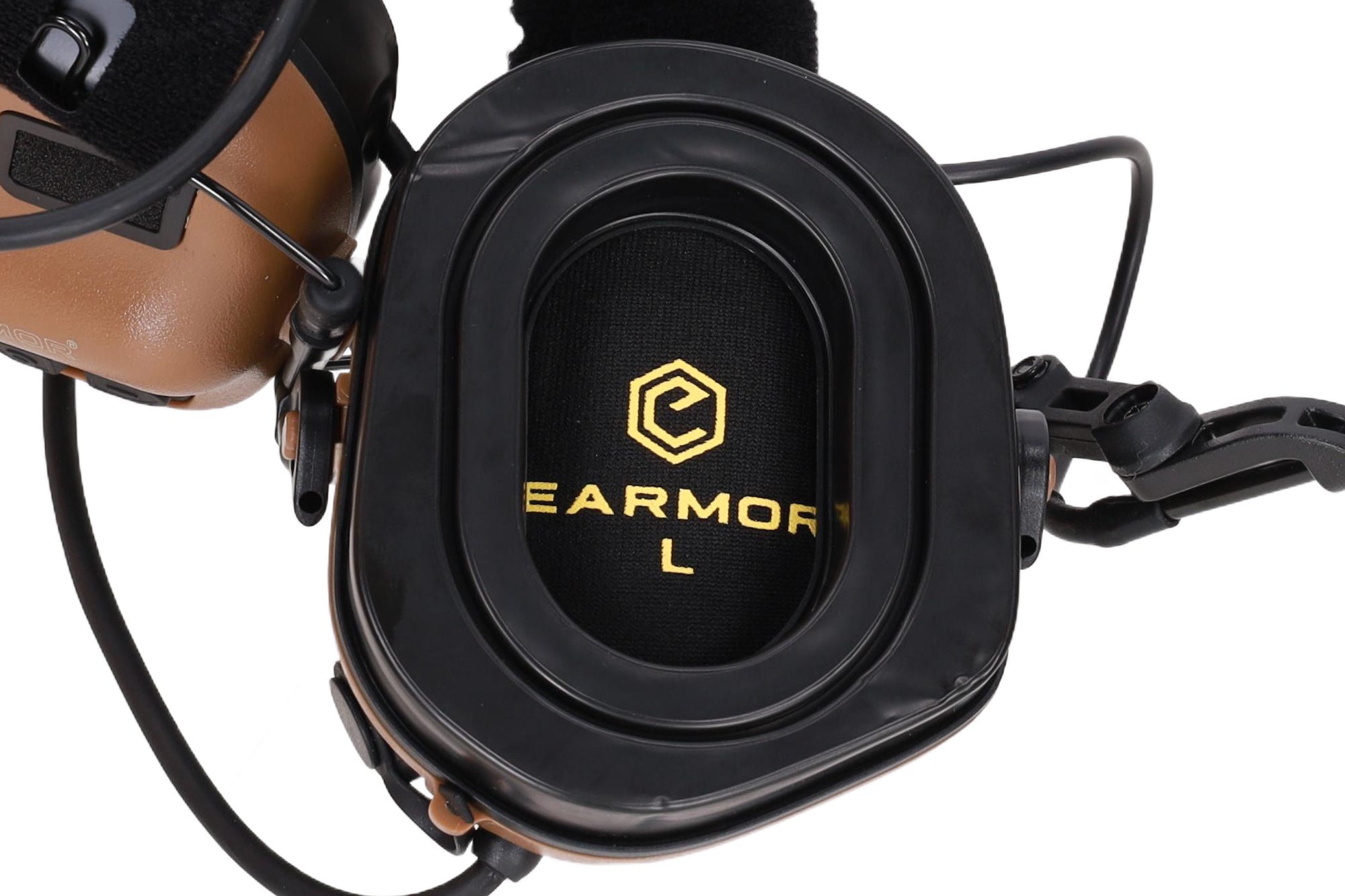 Earmor M32X Plus Active Hearing Protectors - Coyote Brown-13