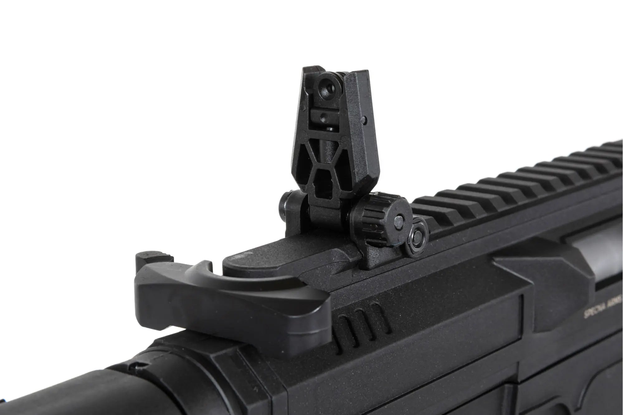 Airsoft Replica SA-FX01 FLEX HAL ETU machine gun with orange flash hider