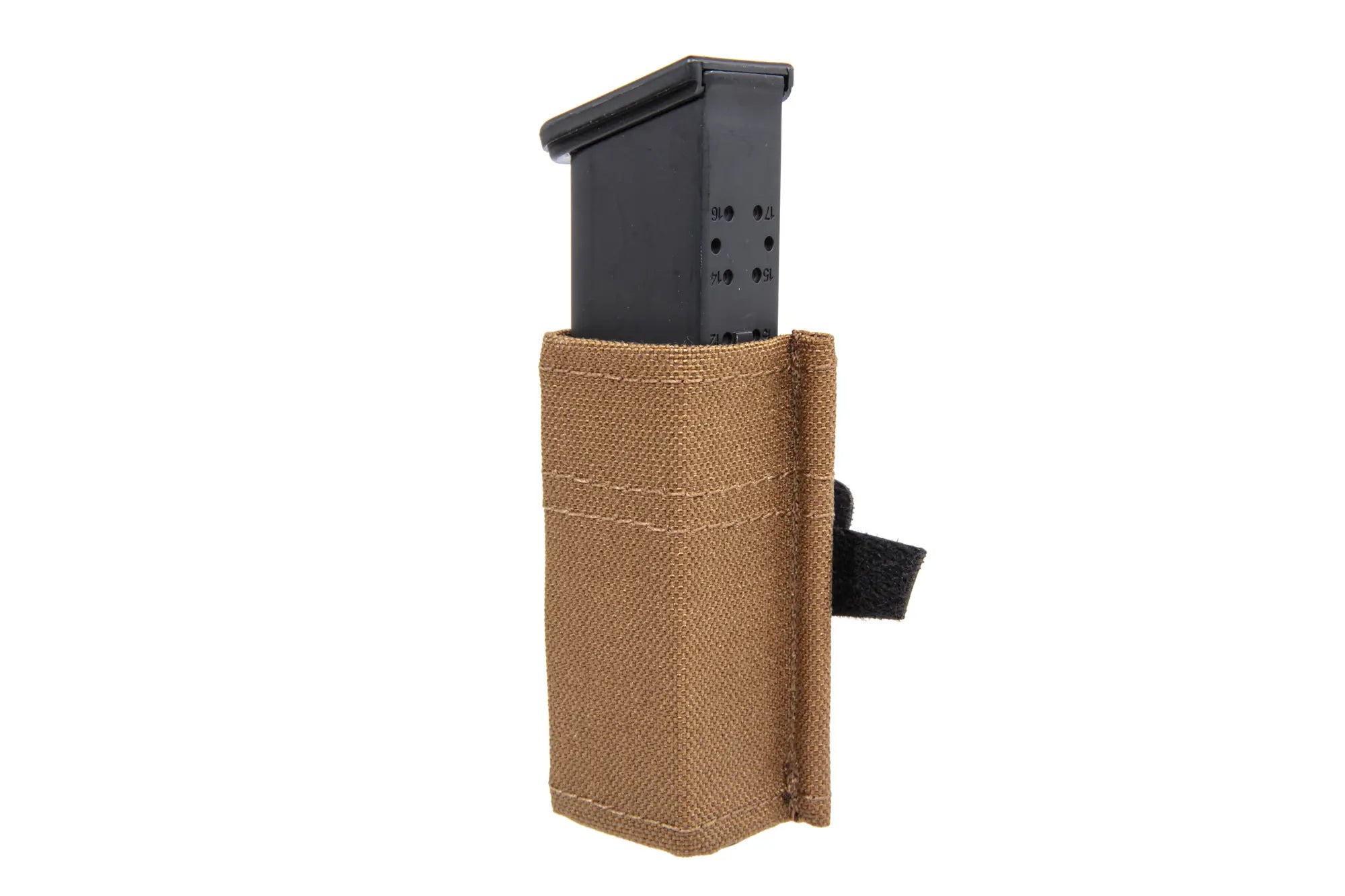 Angled pistol magazine pouch Wosport Coyote Brown-3