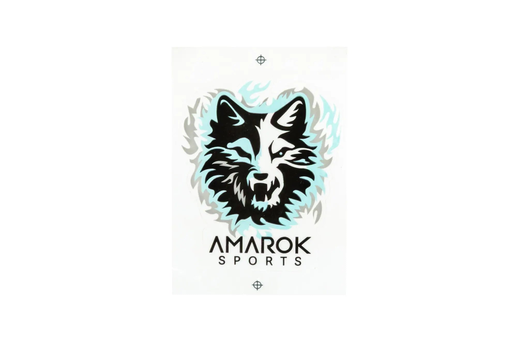 Sticker AMAROK 5x4.5cm White