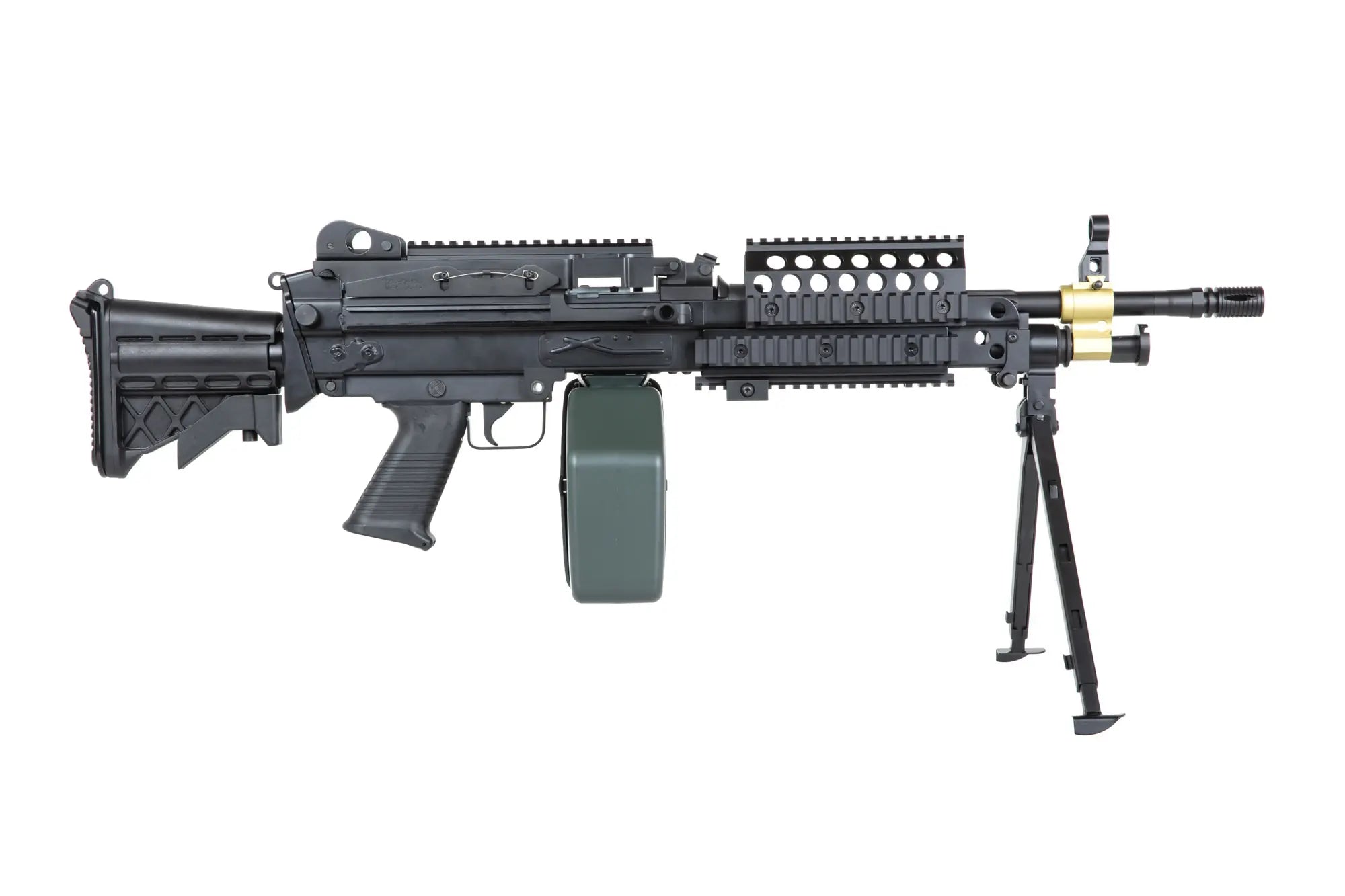 A&K Cybergun MK46 Black Airsoft Machine Gun-8