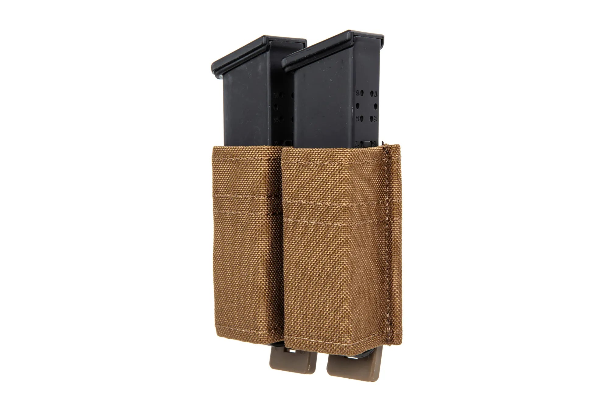 Double pistol magazine pouch Wosport Coyote Brown-2