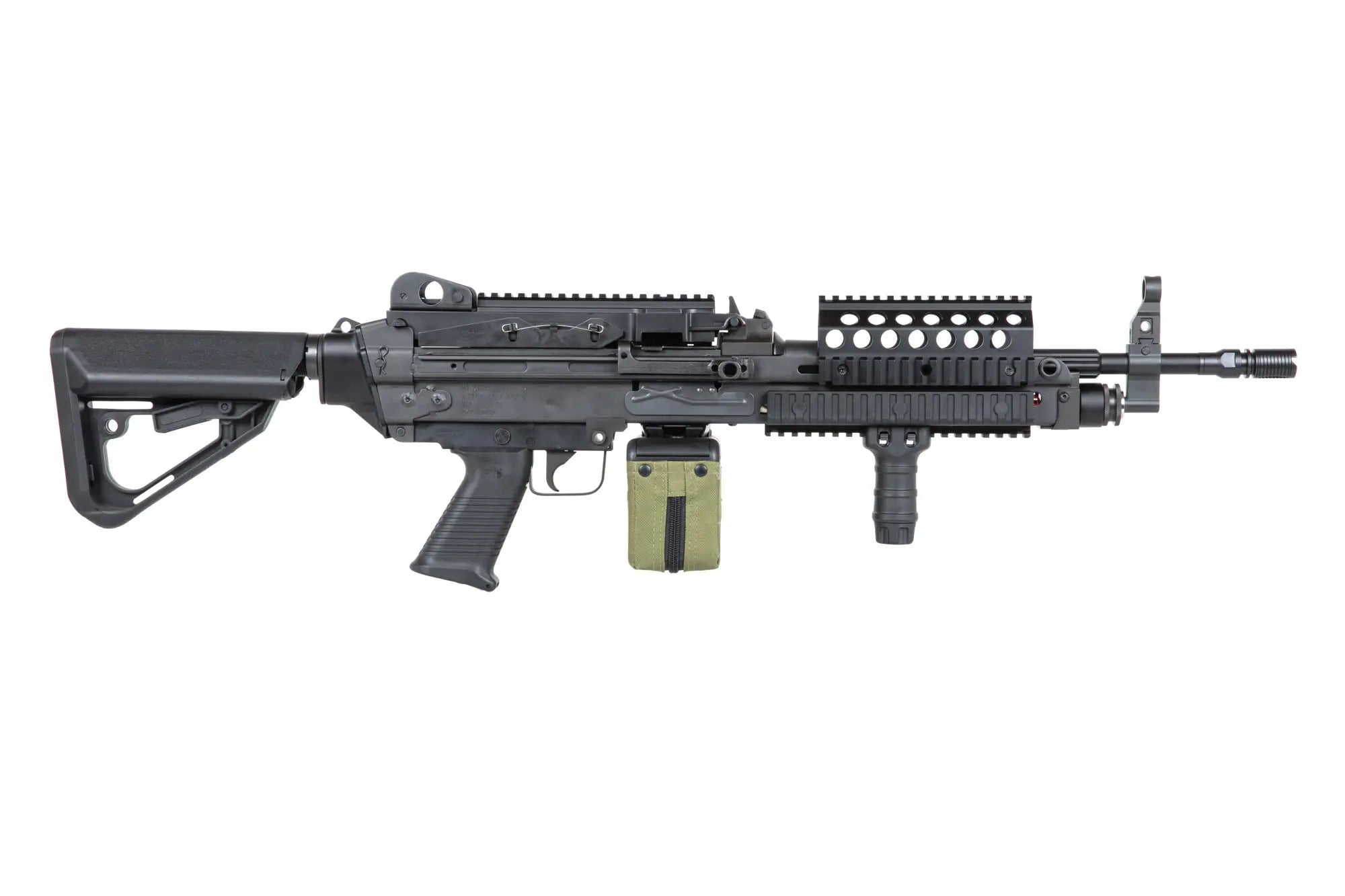 A&K MK46 MOD 0 Black Airsoft Machine Gun-10