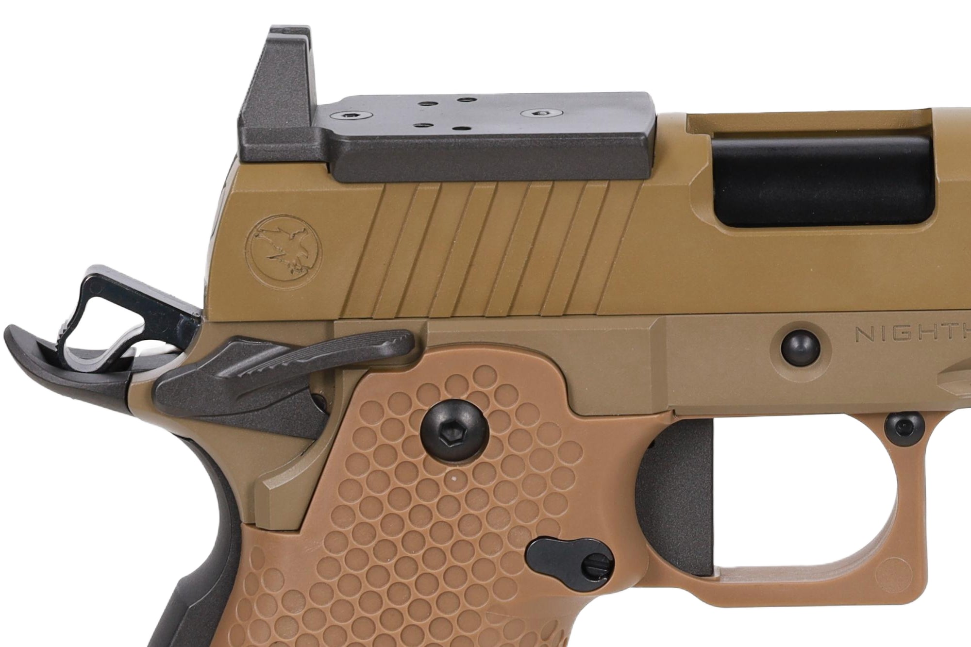 RWA Nighthawk Custom Sand Hawk GBB Pistol Optics Ready - Tan-12