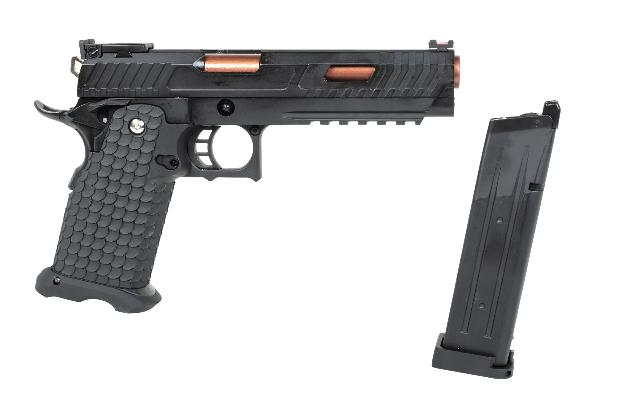 E&amp;C airsoft pistol EC-2102 Black-5