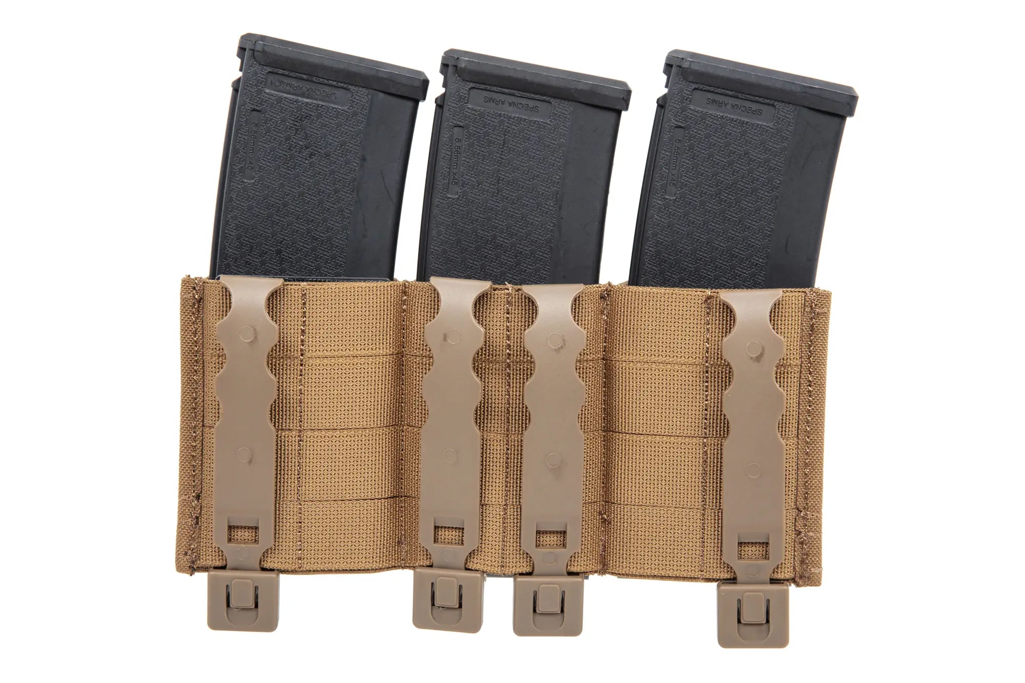 Wosport triple rifle magazine pouch Coyote Brown-3