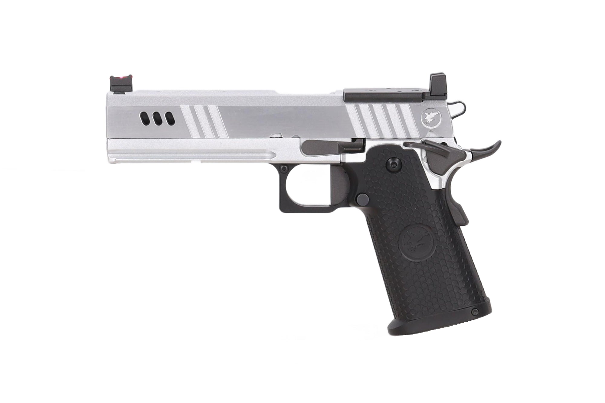 RWA Nighthawk Custom BDS9 GBB Pistol Optics Ready – Silver-15