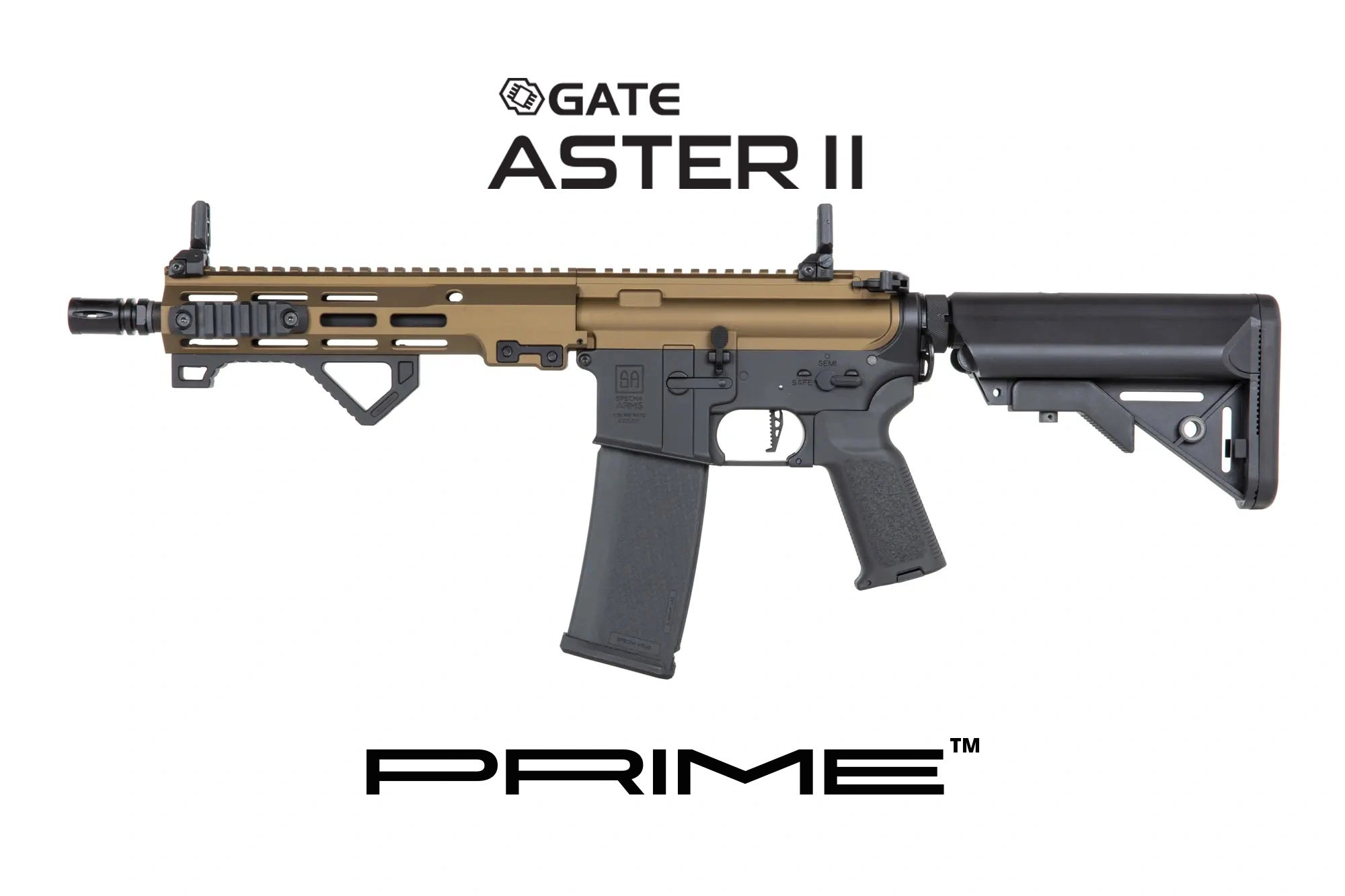 Specna Arms SA-P23 Prime™ Aster II ETU airsoft carbine with Chaos Bronze brushless motor-13