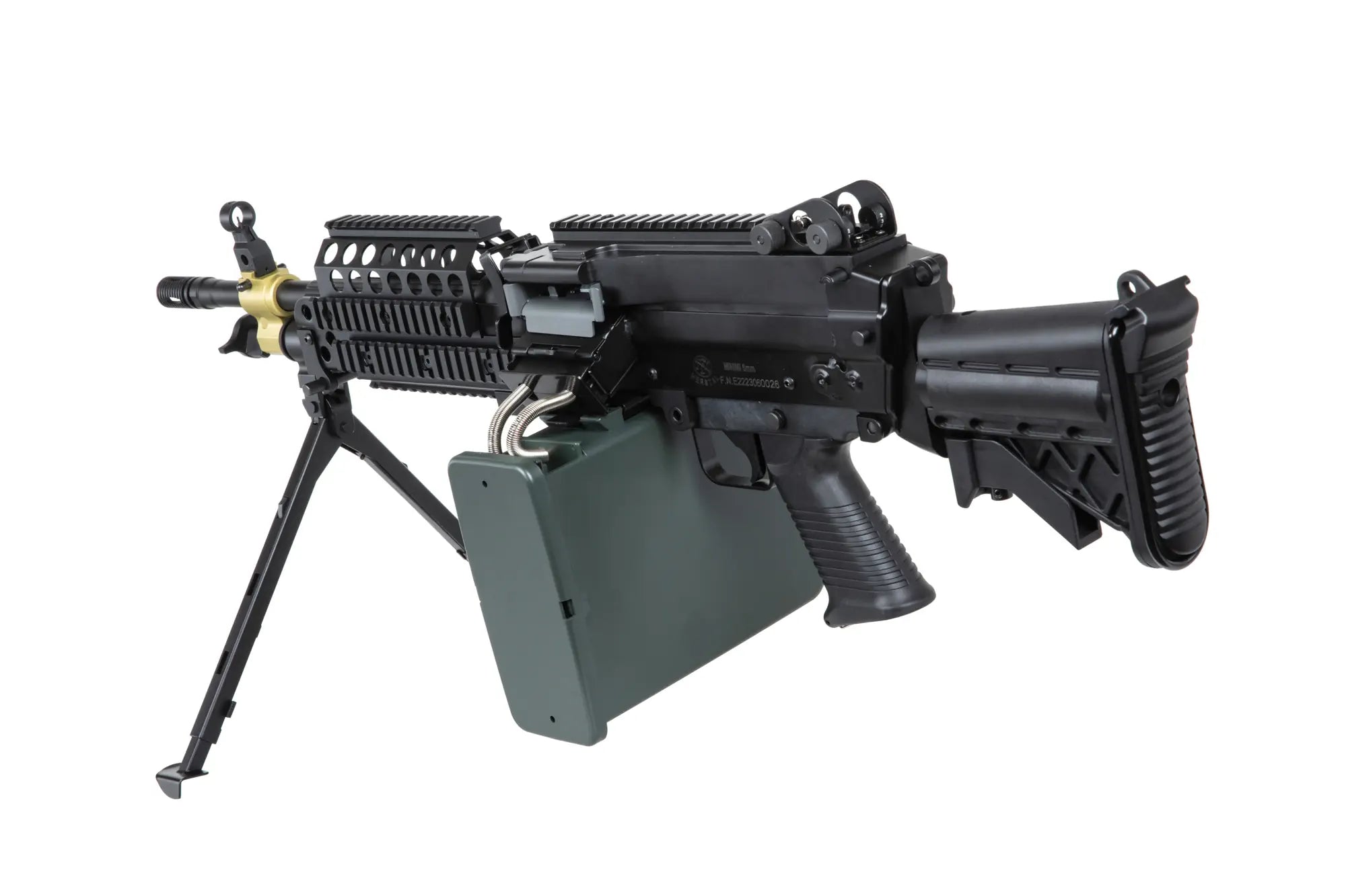 A&K Cybergun MK46 Black Airsoft Machine Gun-9