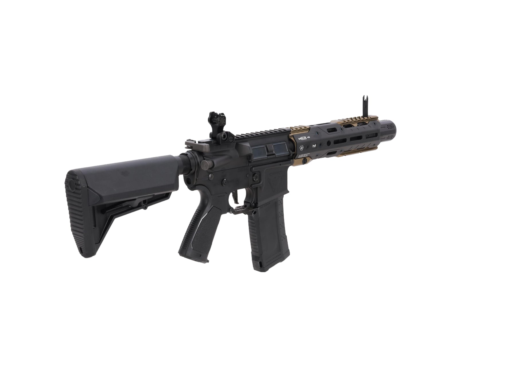 King Arms x Strike Industries Sentinel GRIDLOK® 8.5" Aster SE ETU Flat Dark Earth airsoft Carbine-16