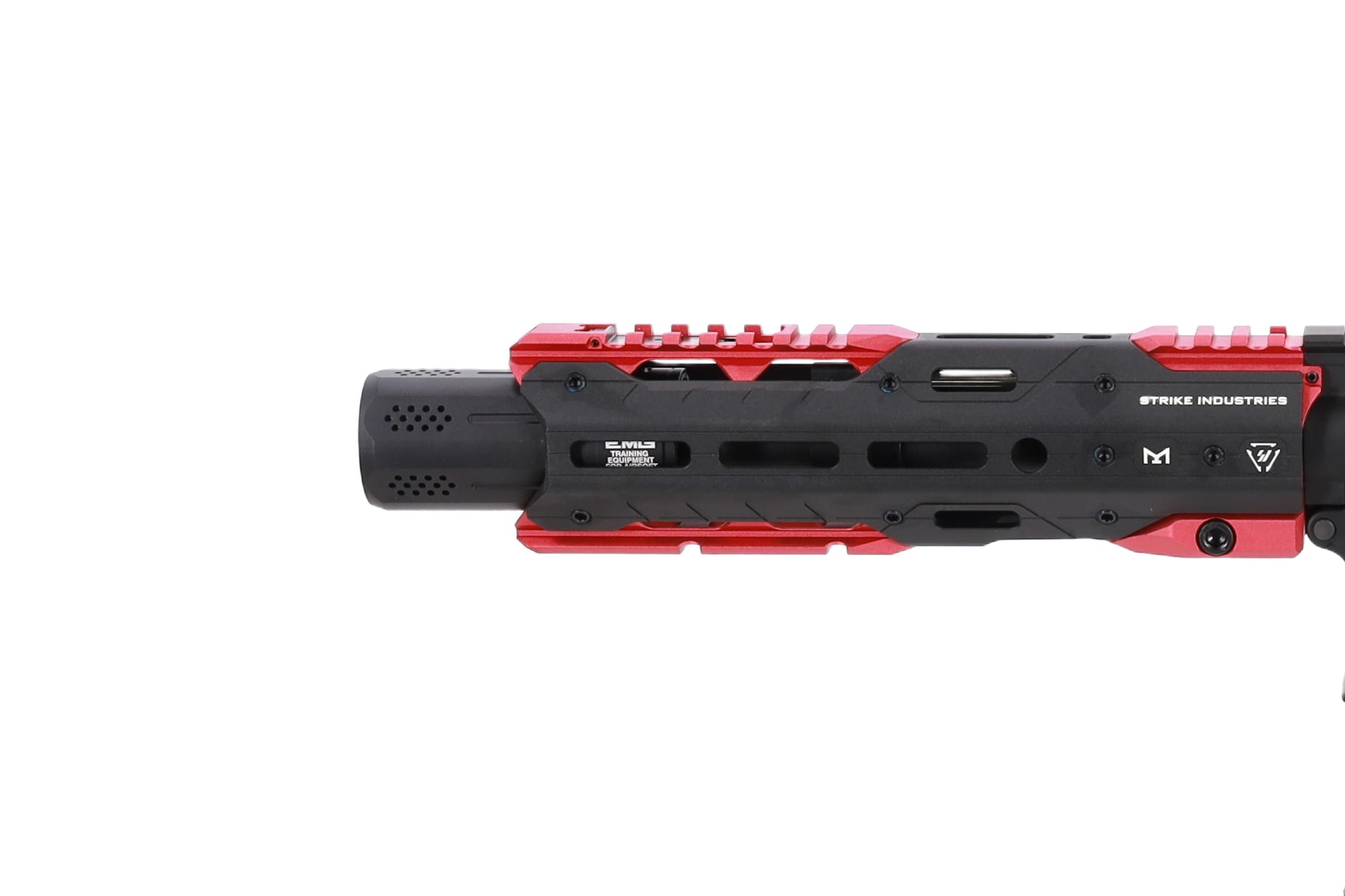King Arms x Strike Industries Sentinel GRIDLOK® 8.5" Aster SE ETU Black and Red airsoft Carbine-16