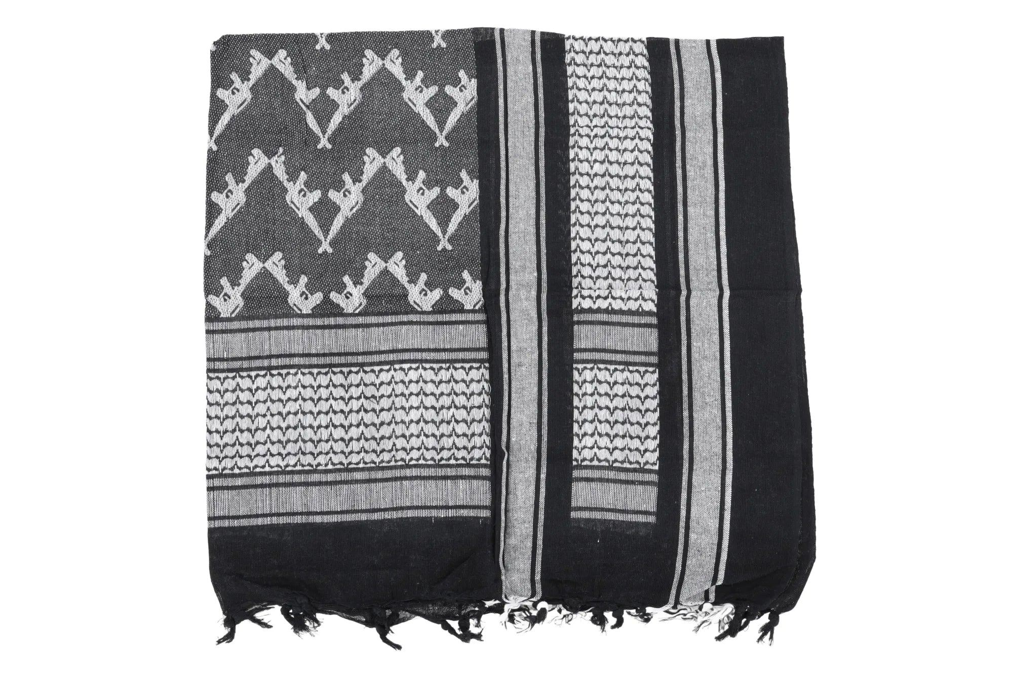 Specna Arms Shemagh Double Gun Sling Black and White-3