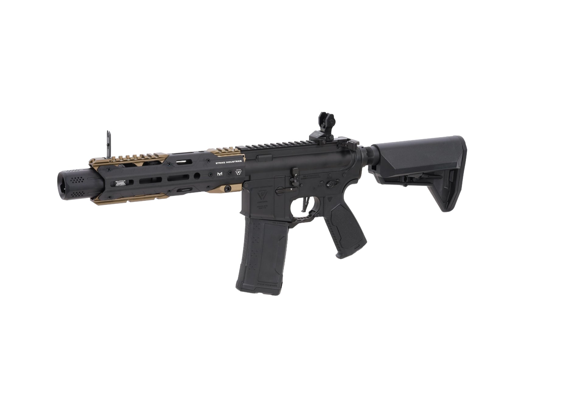 King Arms x Strike Industries Sentinel GRIDLOK® 8.5" Aster SE ETU Flat Dark Earth airsoft Carbine-17