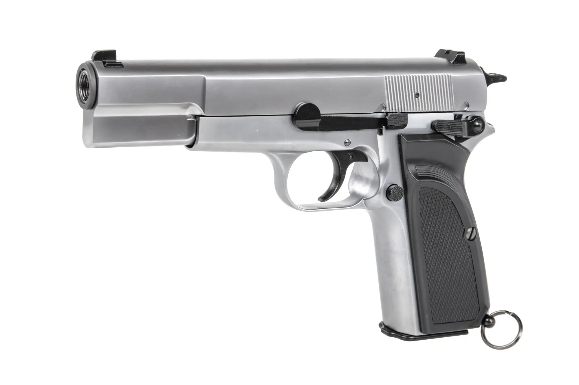 EC Browning Hi Power MK III pistol replica - Silver-5