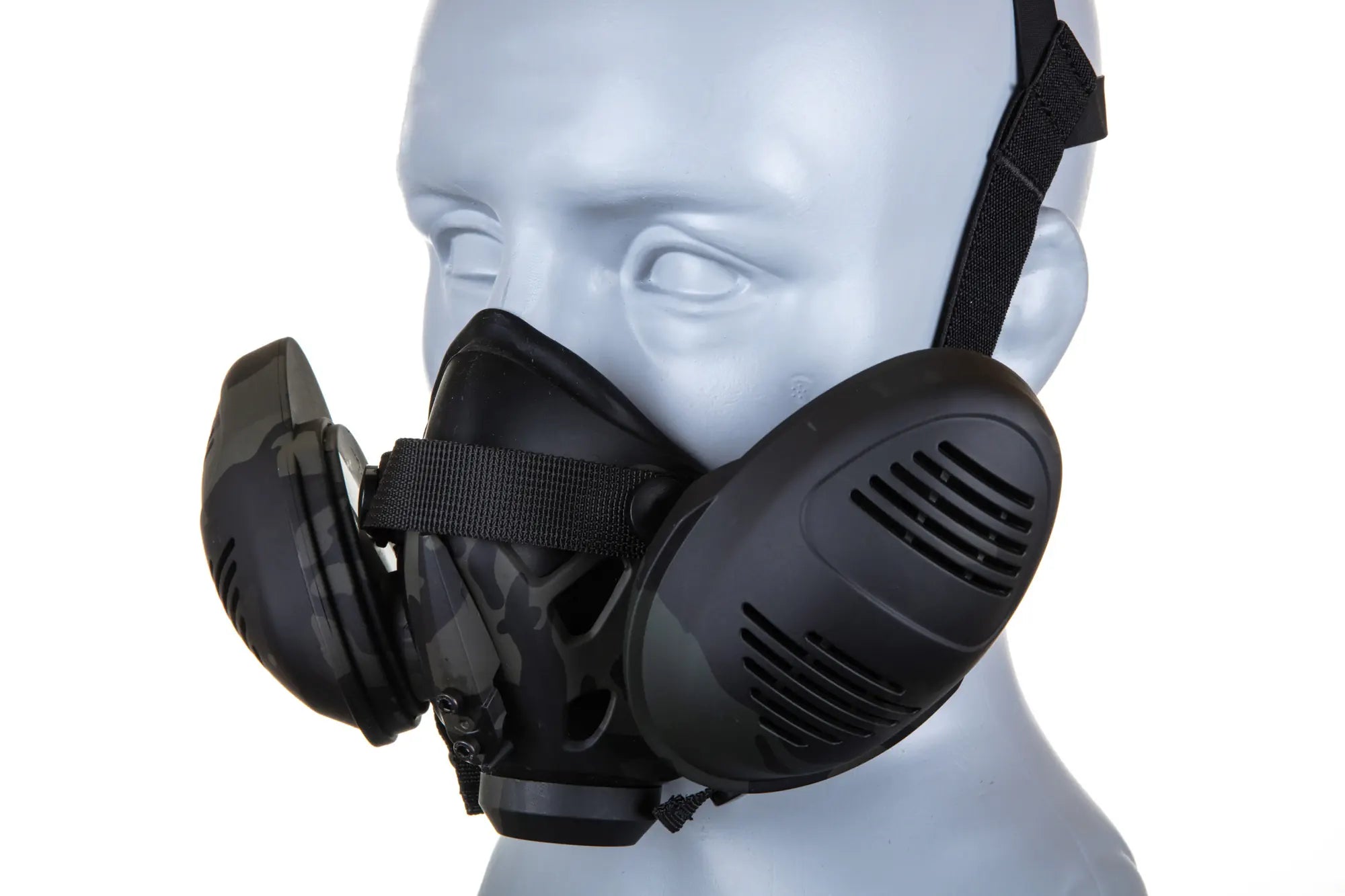 Tactical Respirator Modeling Mask Multicam Black-3