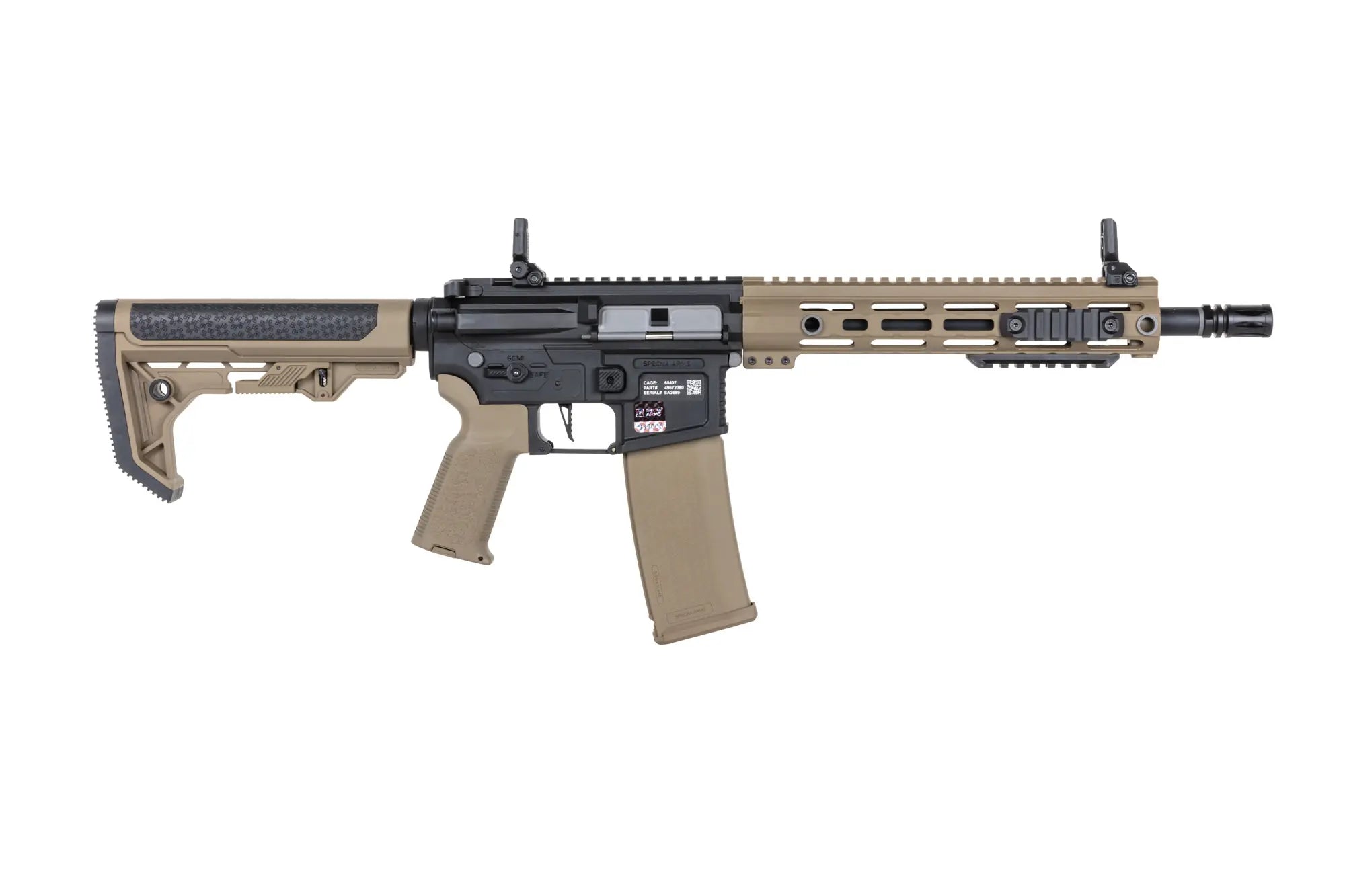 Specna Arms SA-F05-RL FLEX™ BLDC™ Light Ops Stock/ HAL ETU™ Gen. 2 Half-Tan airsoft Carbine-15