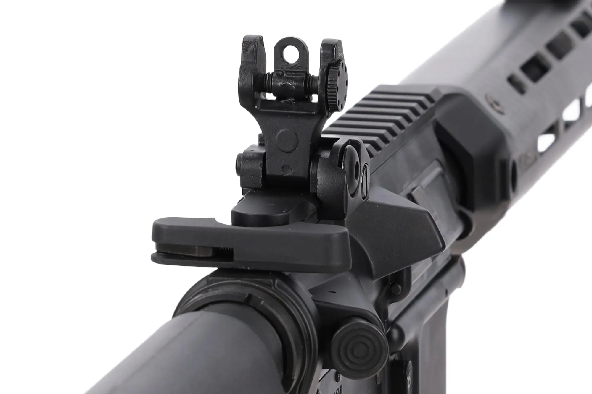 King Arms x Lancer Systems airsoft Carbine L15 LCH7 8" Real Carbon Black-13
