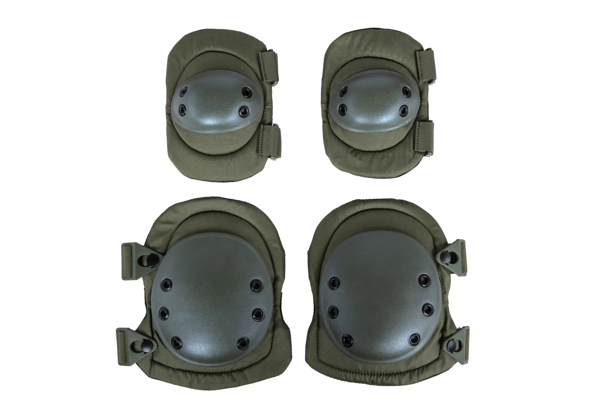 Wosport PA-07 knee and elbow protector set Olive-1