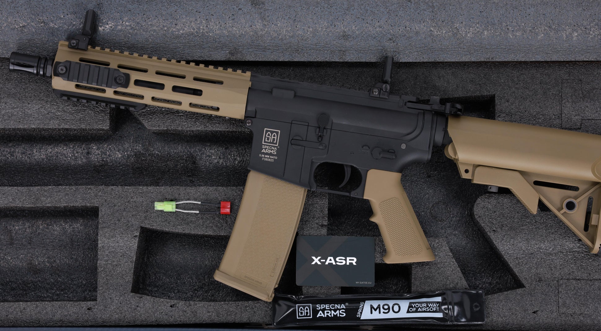 SA-F14 FLEX Gen. 2 GATE X-ASR Half-Tan Airsoft rifle