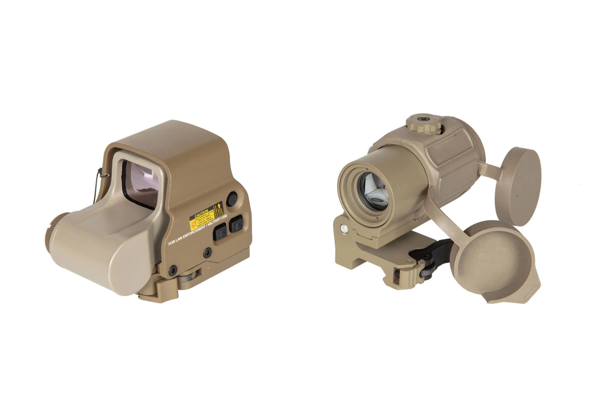 XPS 3-2 + Magnifier G43 3x Sight Set - Tan-2