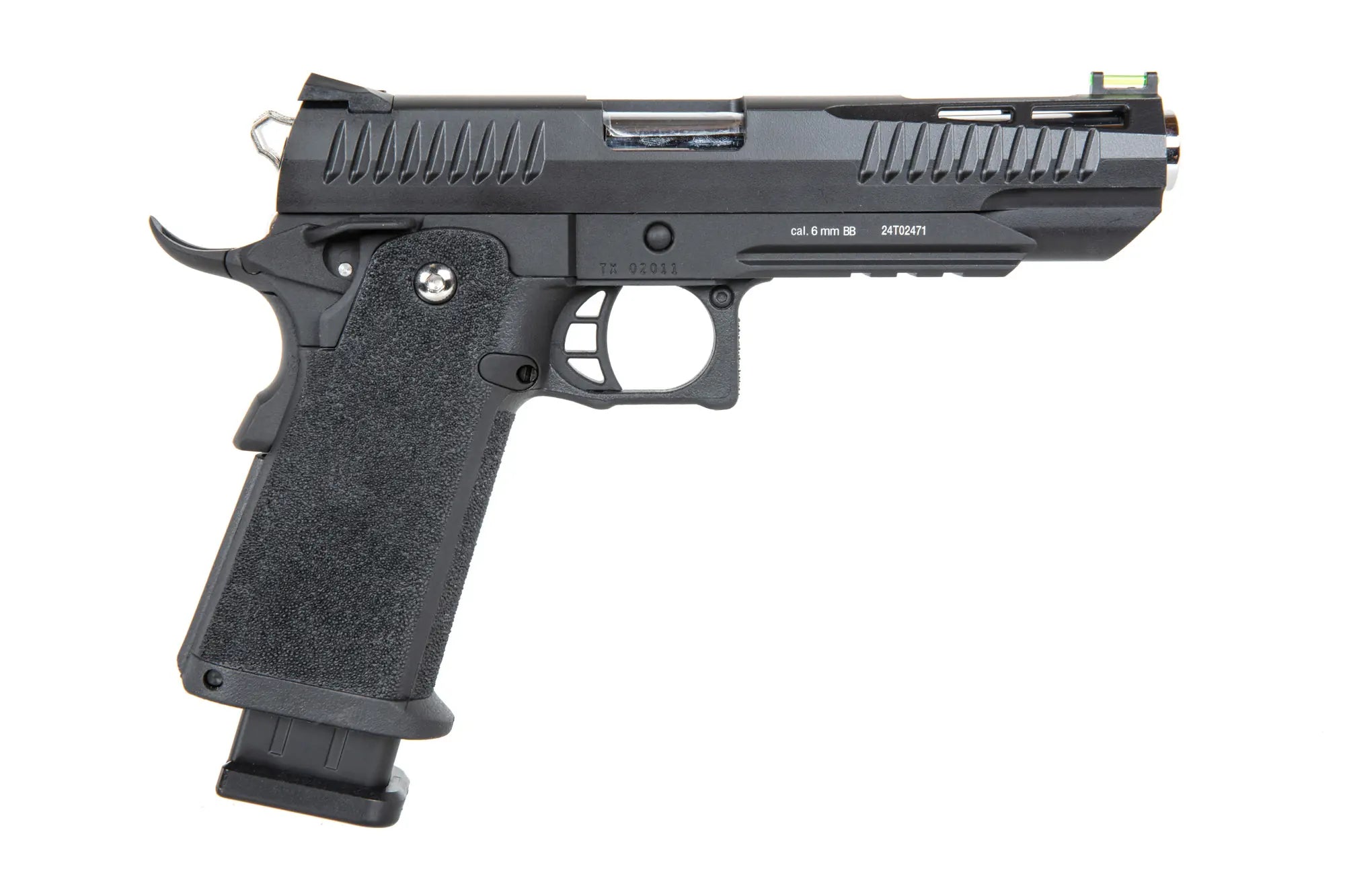 Airsoft Gas Pistol Modify Trinity Hi-Capa 5.1  nylon slide Black-8