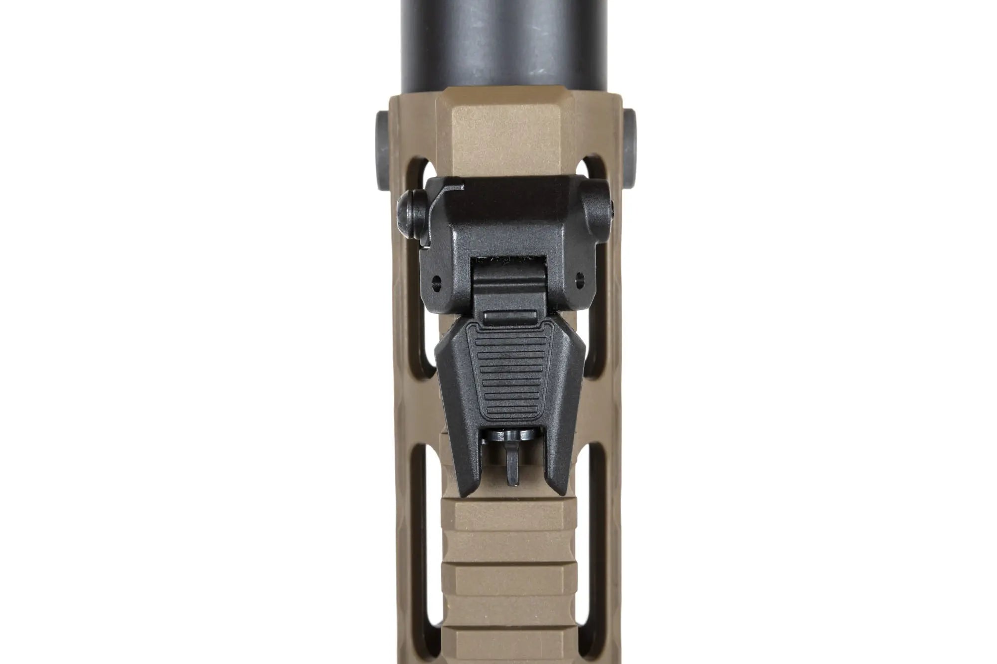 Airsoft Replica SA-FX02 FLEX HAL ETU Half-Tan submachine gun with orange flash hider