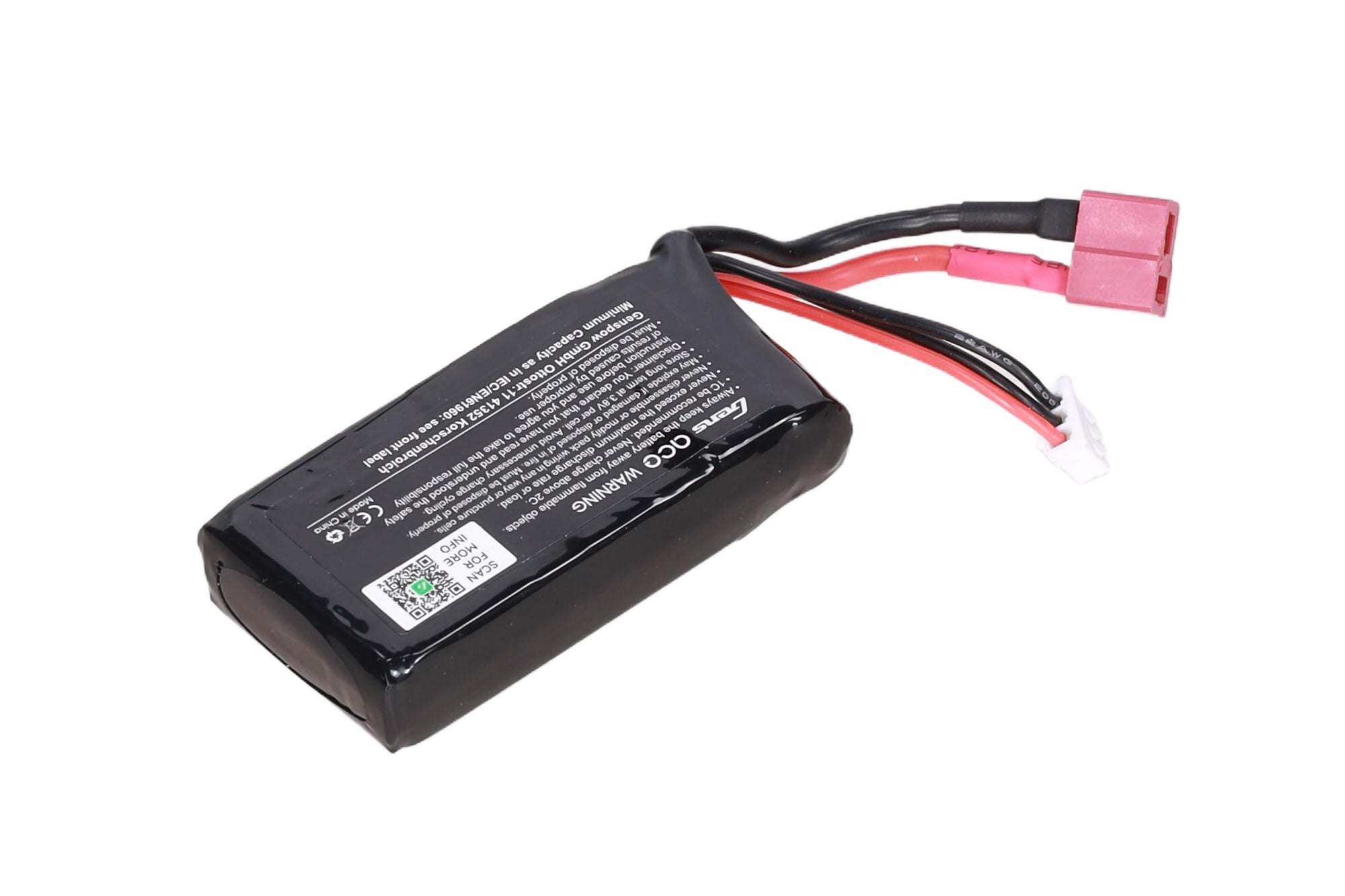 Li-Po Gens Ace 1500mAh 35C PEQ 7.4V T-Deans battery-1